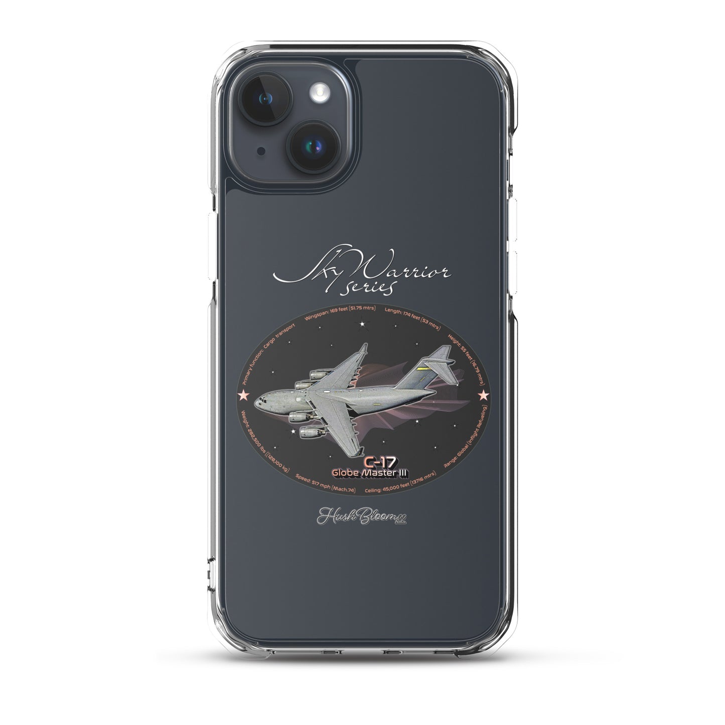 C17 Globe Master III Clear Case for iPhone