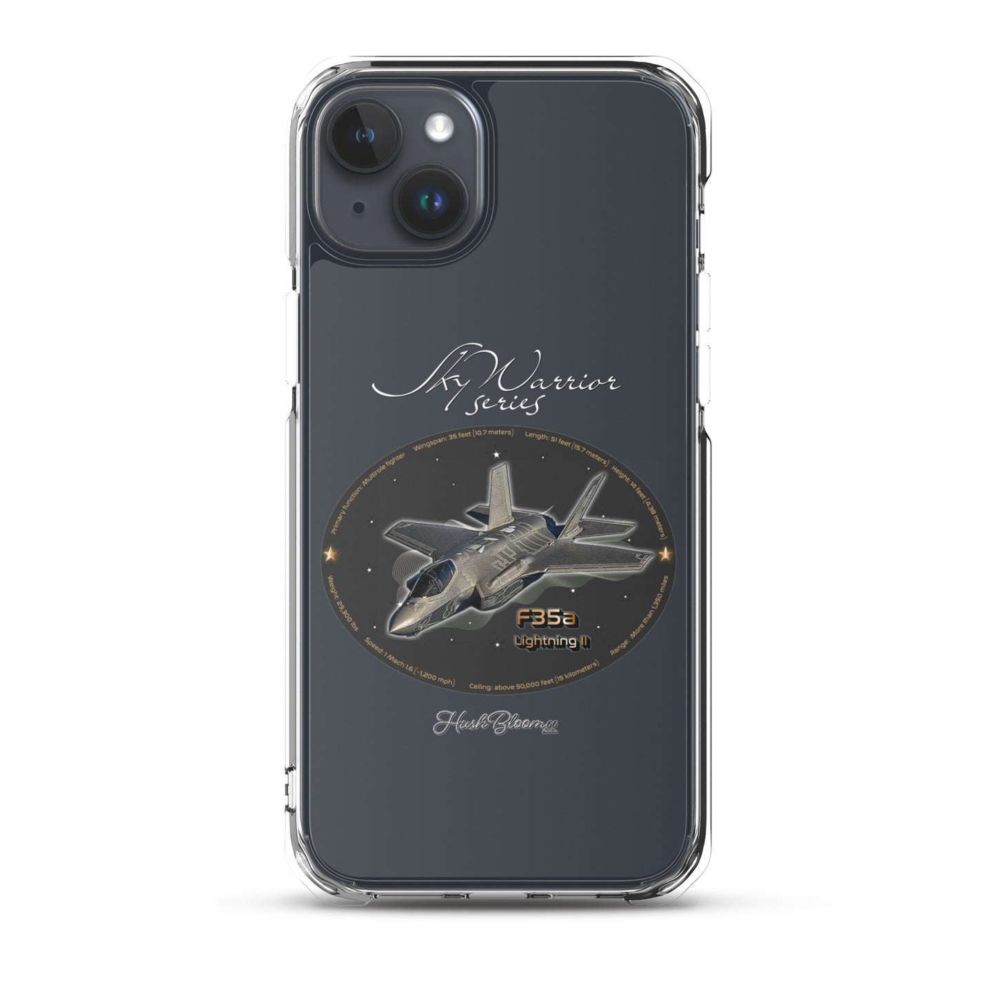 F35A Lightning Clear Case for iPhone
