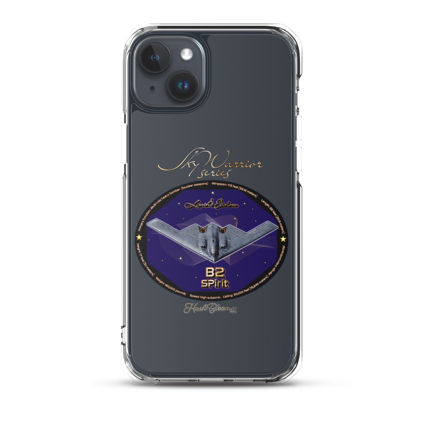 B2 Spirit (Limited Edition) Clear Case for iPhone
