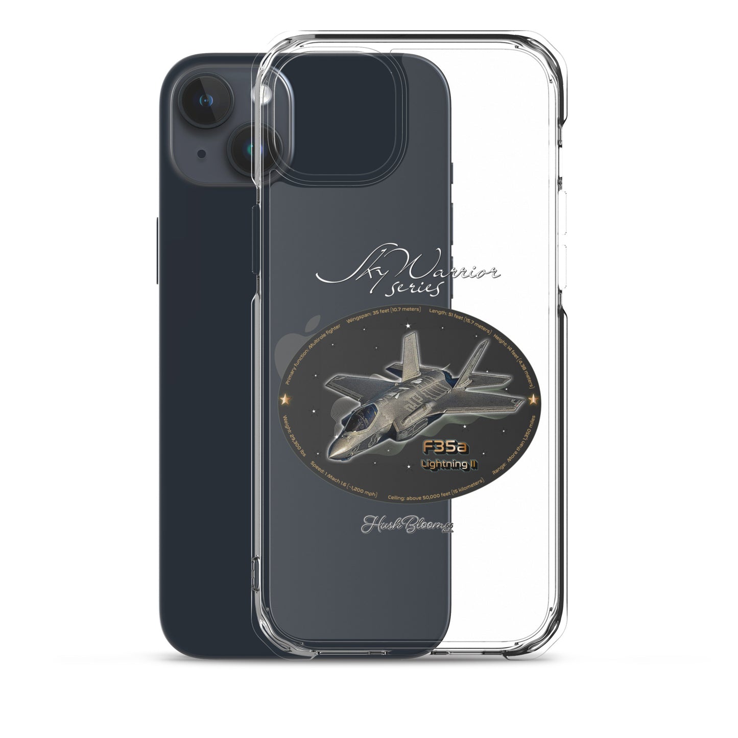 F35A Lightning Clear Case for iPhone