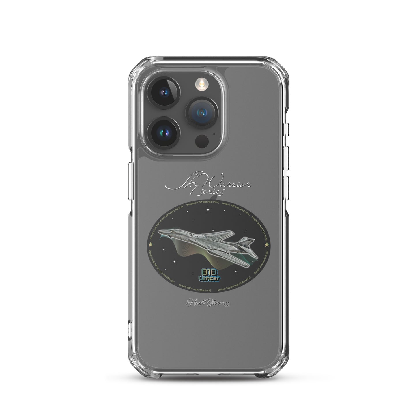 B1B Lancer Clear Case for iPhone