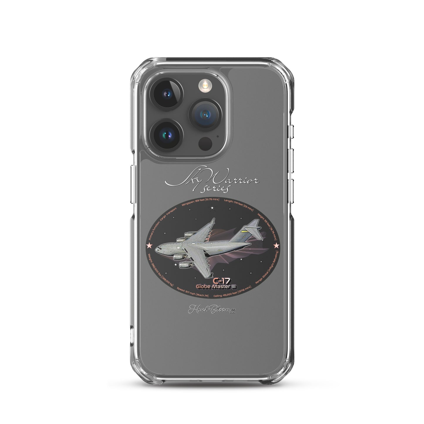 C17 Globe Master III Clear Case for iPhone