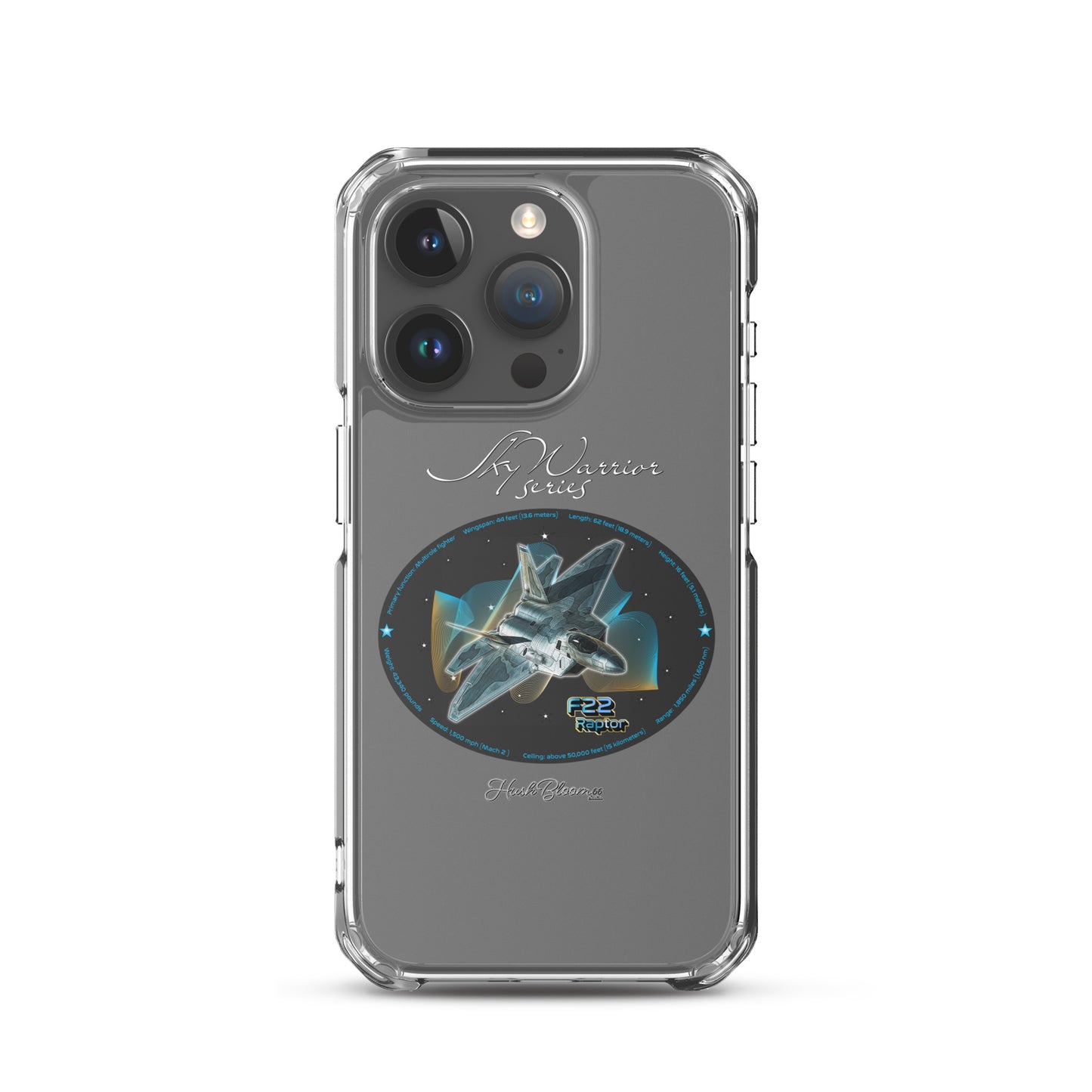 F22 Raptor Clear Case for iPhone