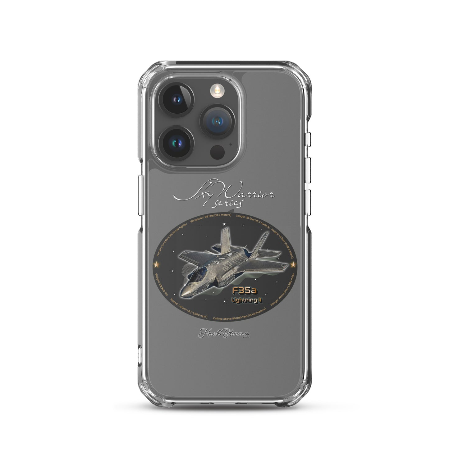 F35A Lightning Clear Case for iPhone