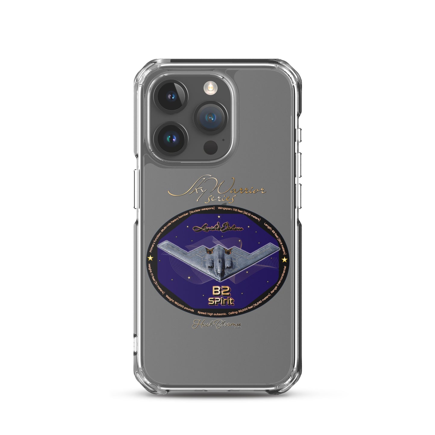 B2 Spirit (Limited Edition) Clear Case for iPhone