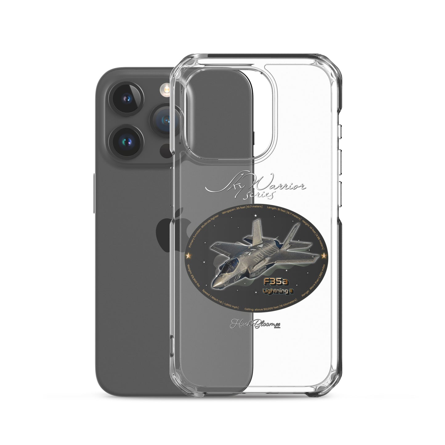 F35A Lightning Clear Case for iPhone