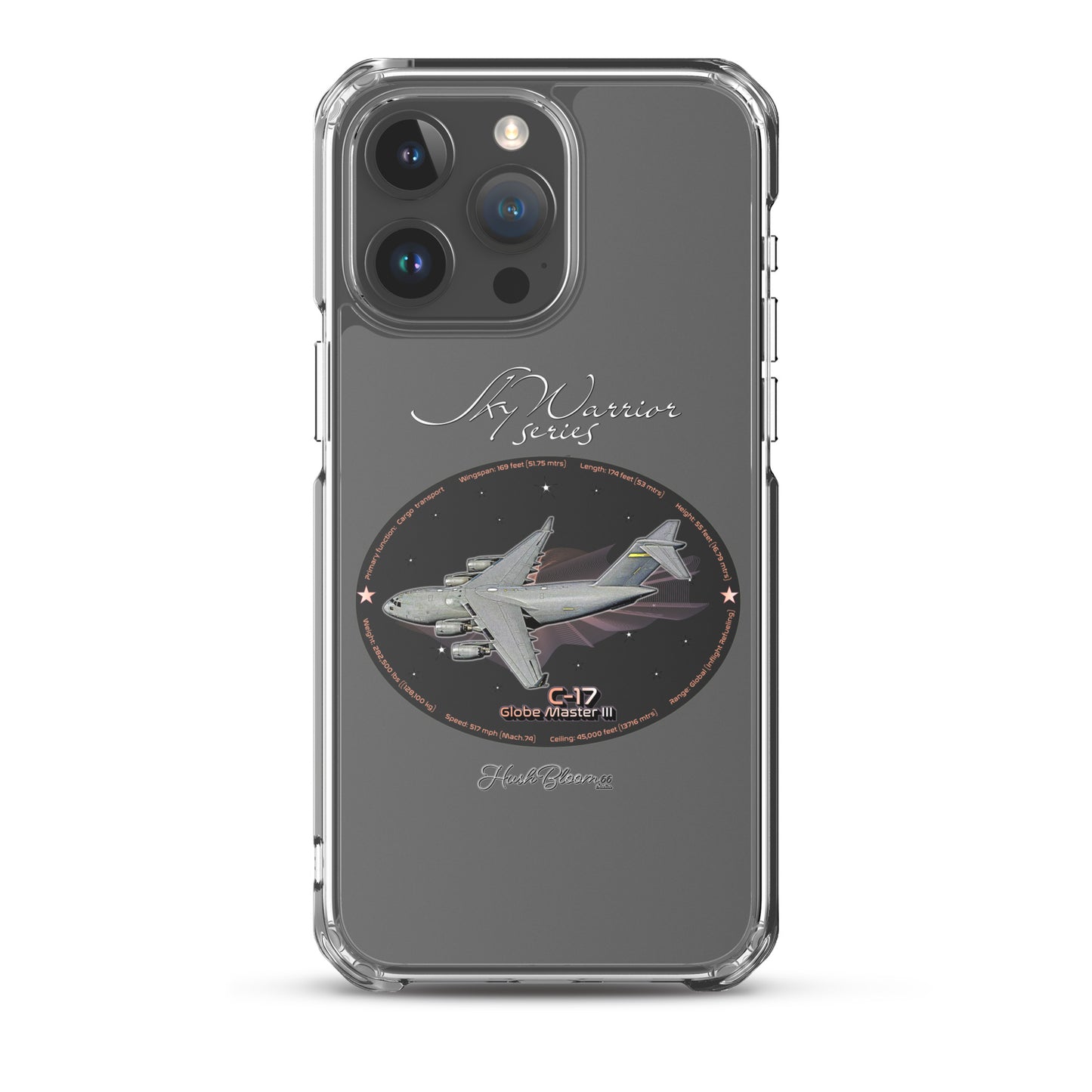 C17 Globe Master III Clear Case for iPhone