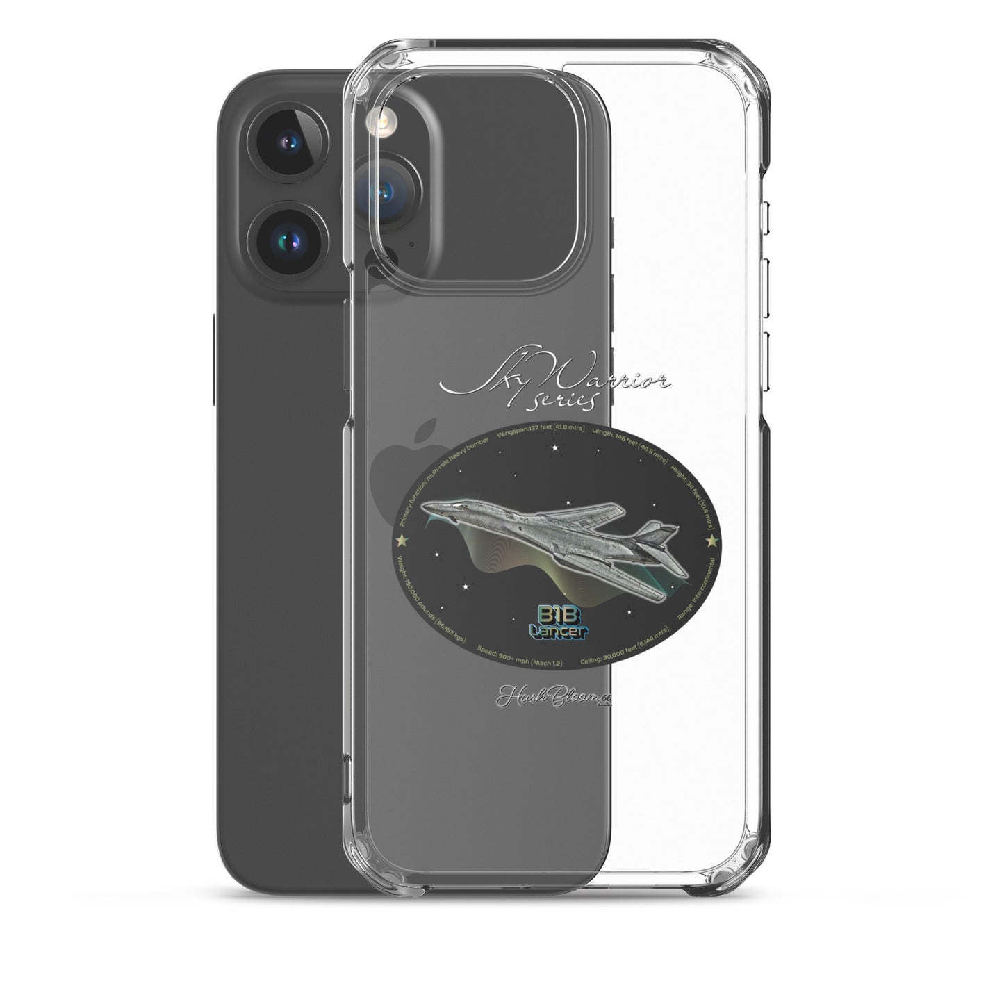 B1B Lancer Clear Case for iPhone