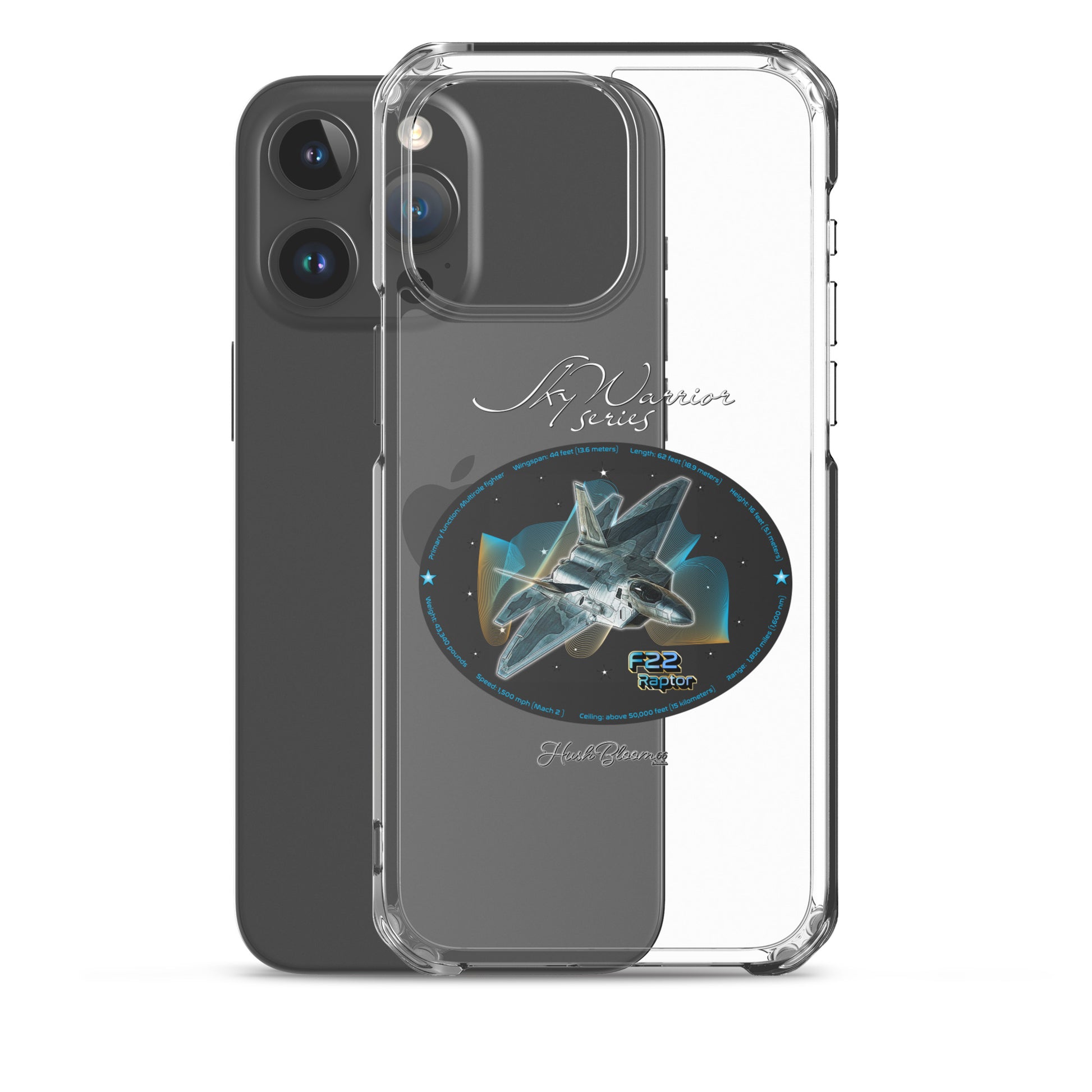 F22 Raptor Clear Case for iPhone