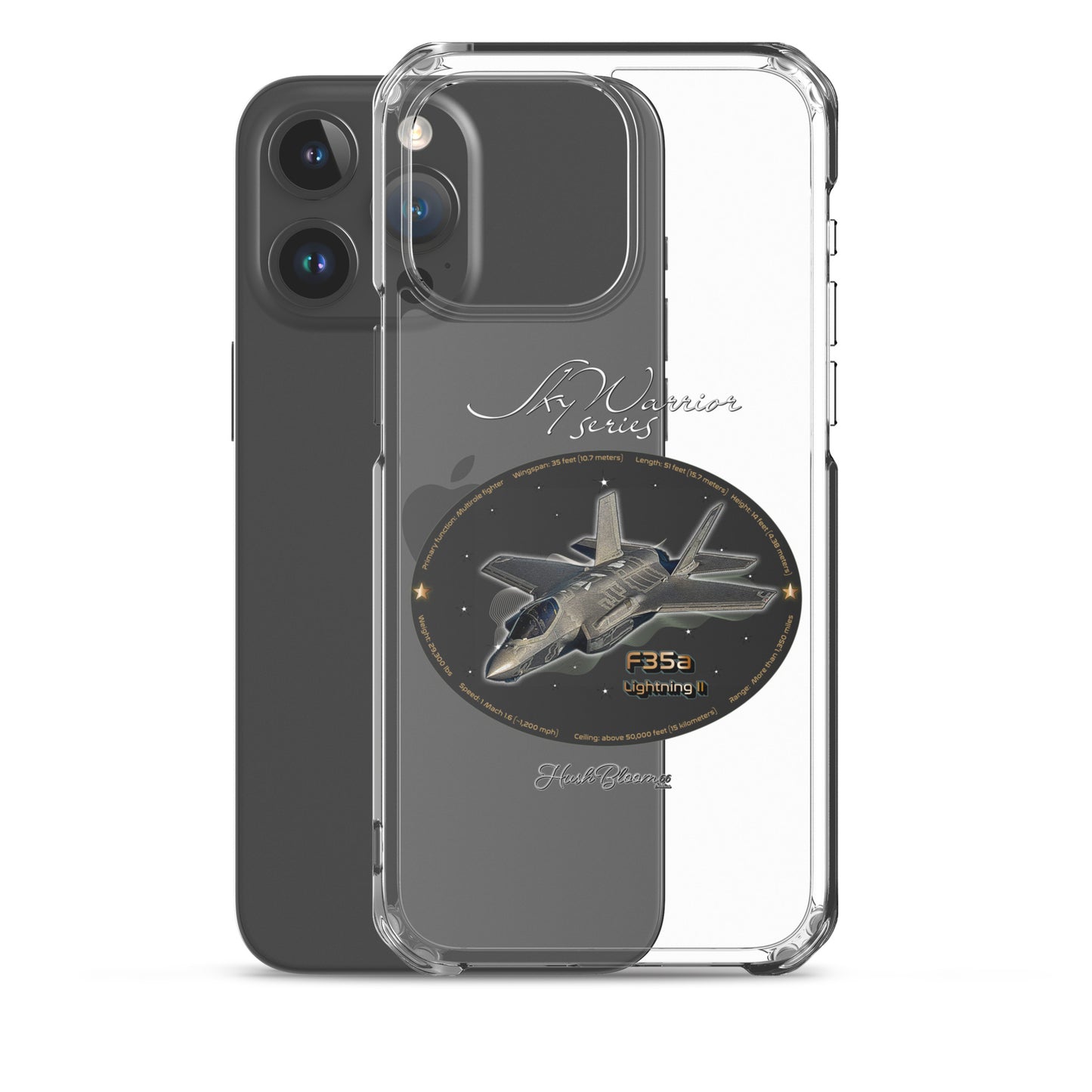 F35A Lightning Clear Case for iPhone