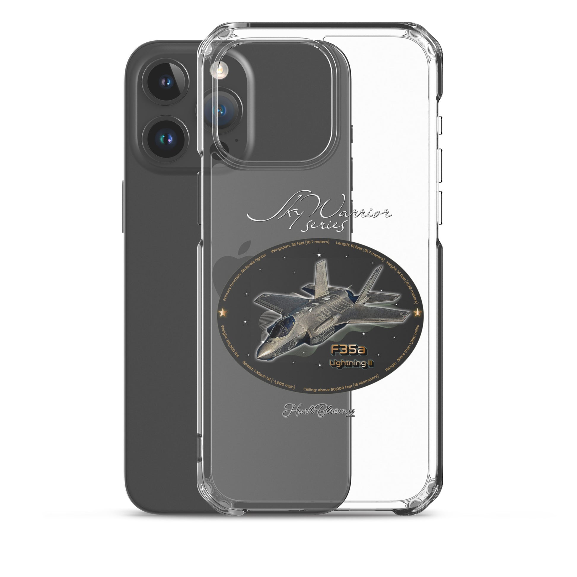 F35A Lightning Clear Case for iPhone