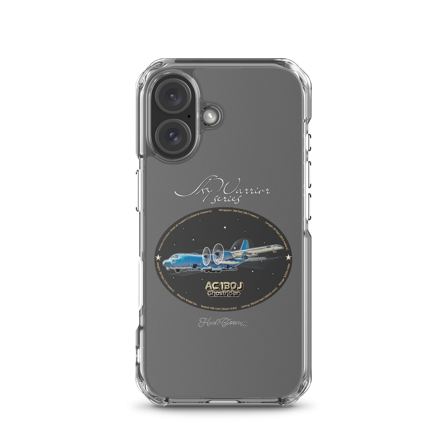 AC130J Ghostrider Clear Case for iPhone