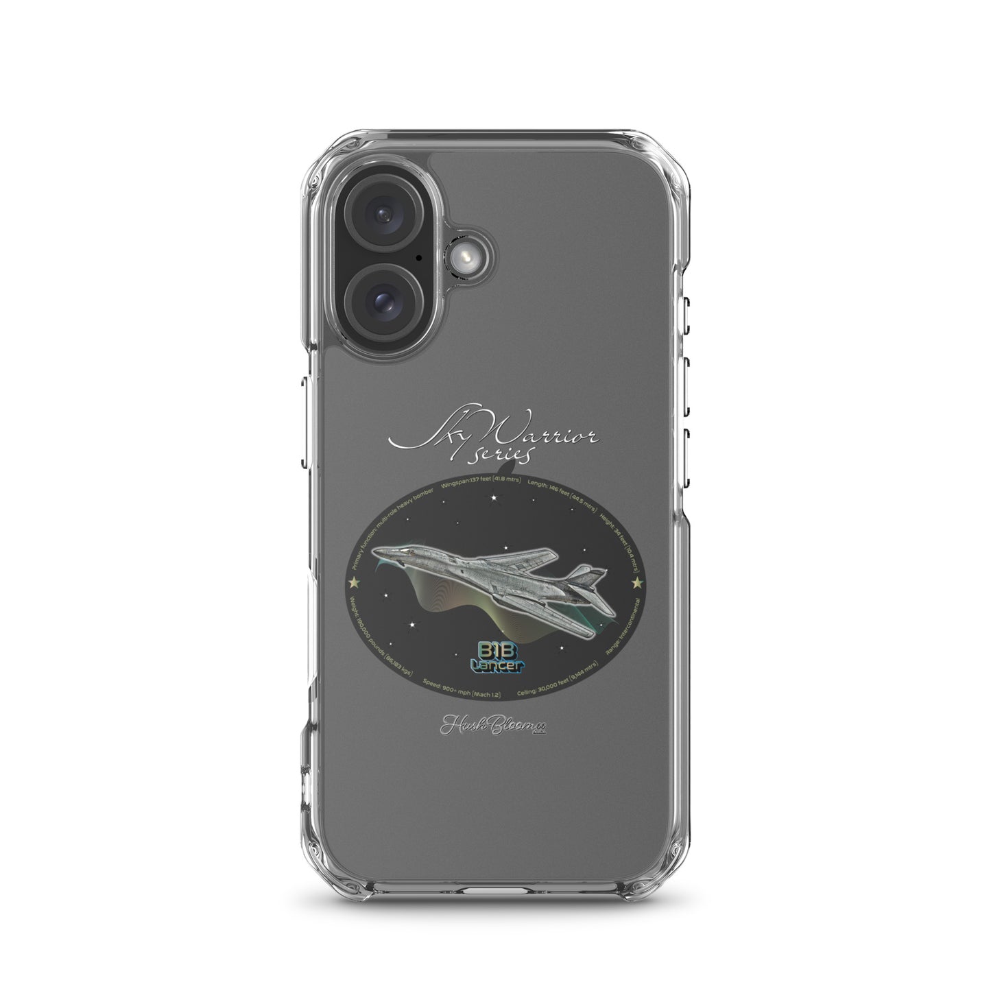 B1B Lancer Clear Case for iPhone