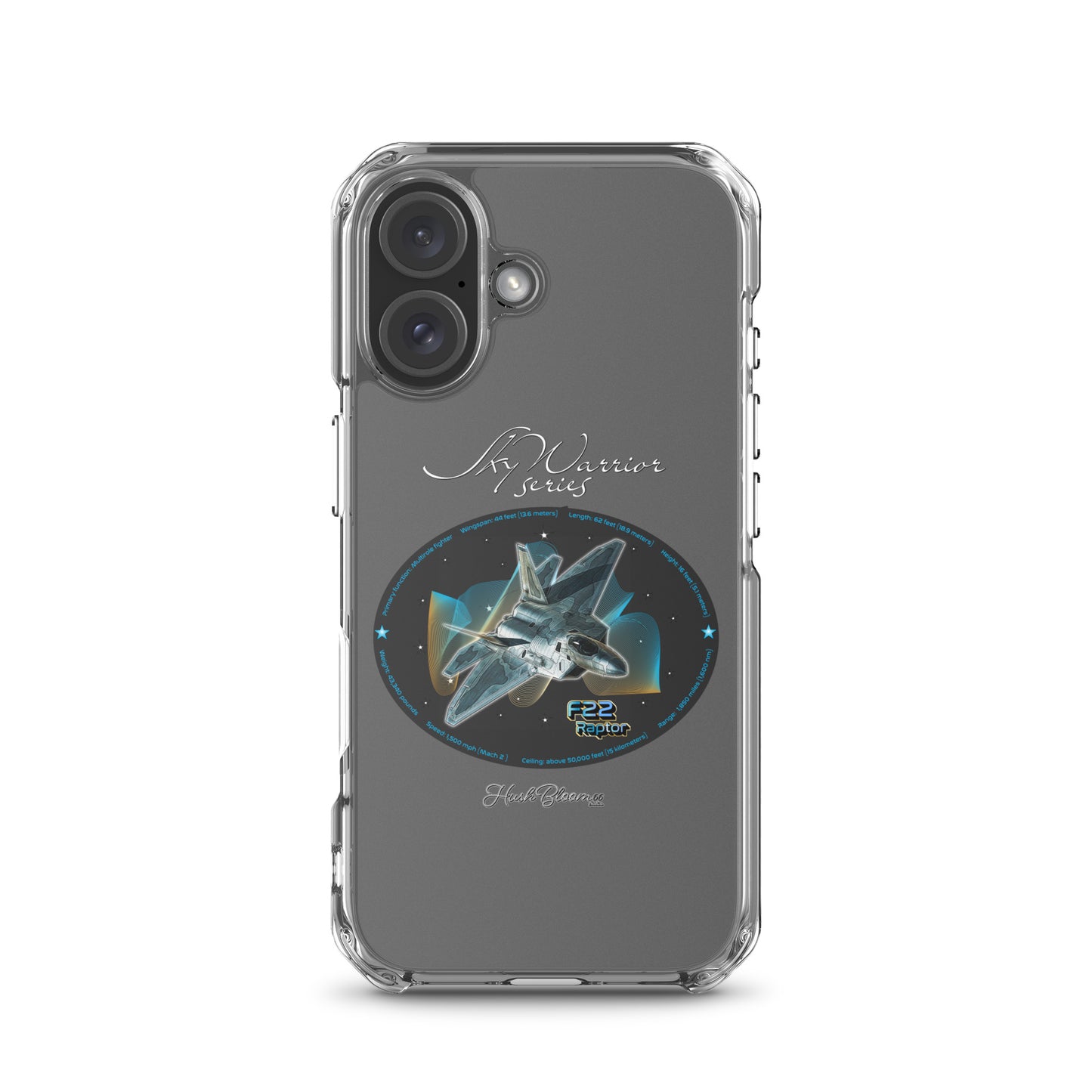 F22 Raptor Clear Case for iPhone