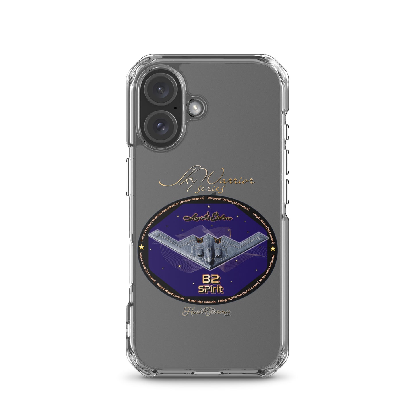 B2 Spirit (Limited Edition) Clear Case for iPhone