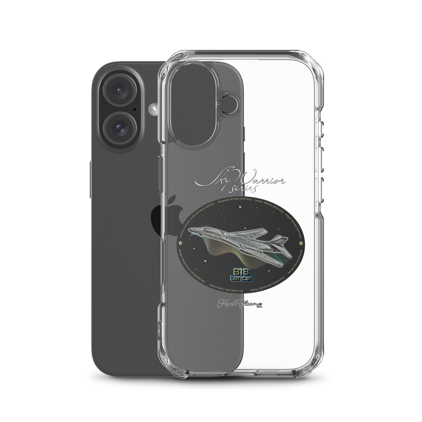 B1B Lancer Clear Case for iPhone