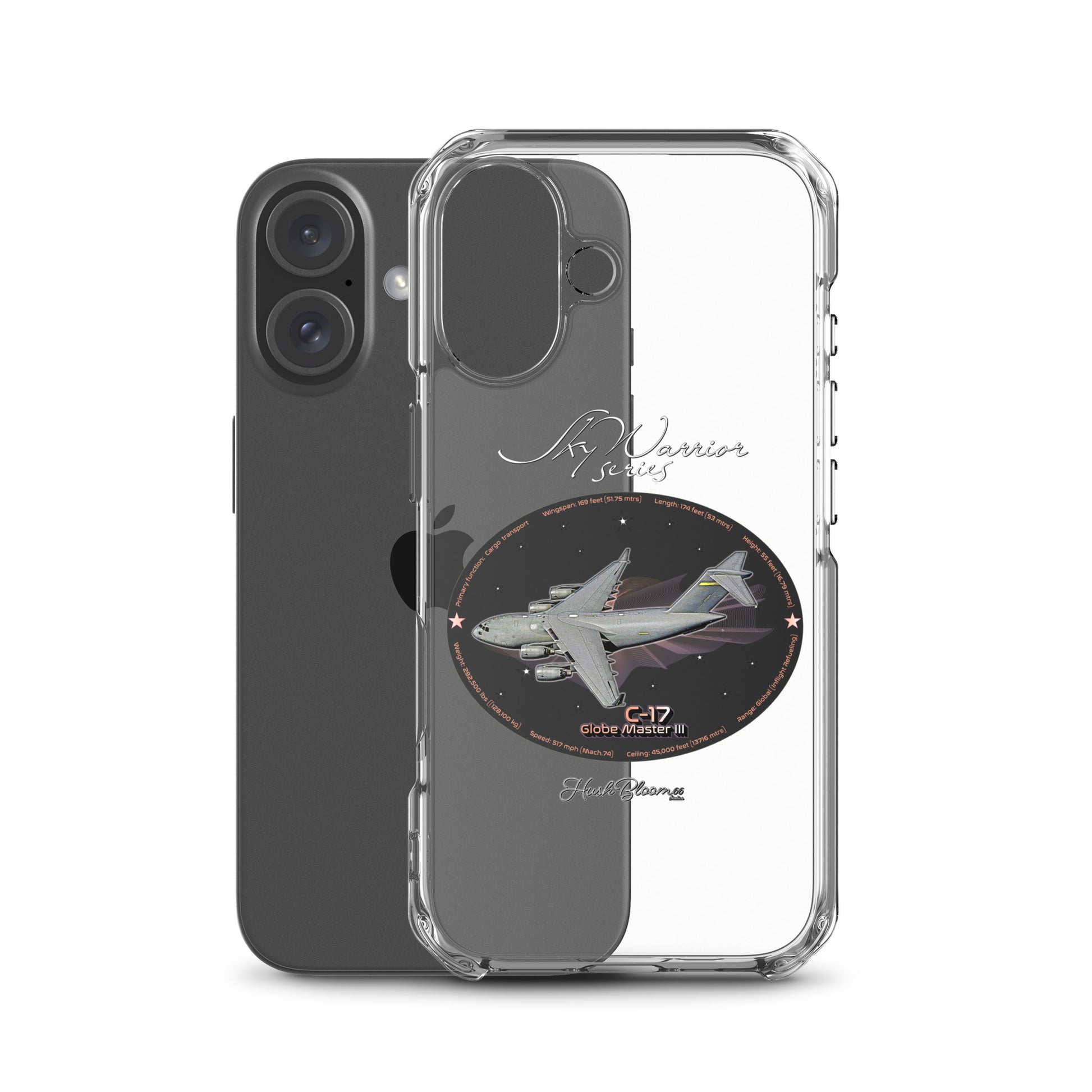 C17 Globe Master III Clear Case for iPhone