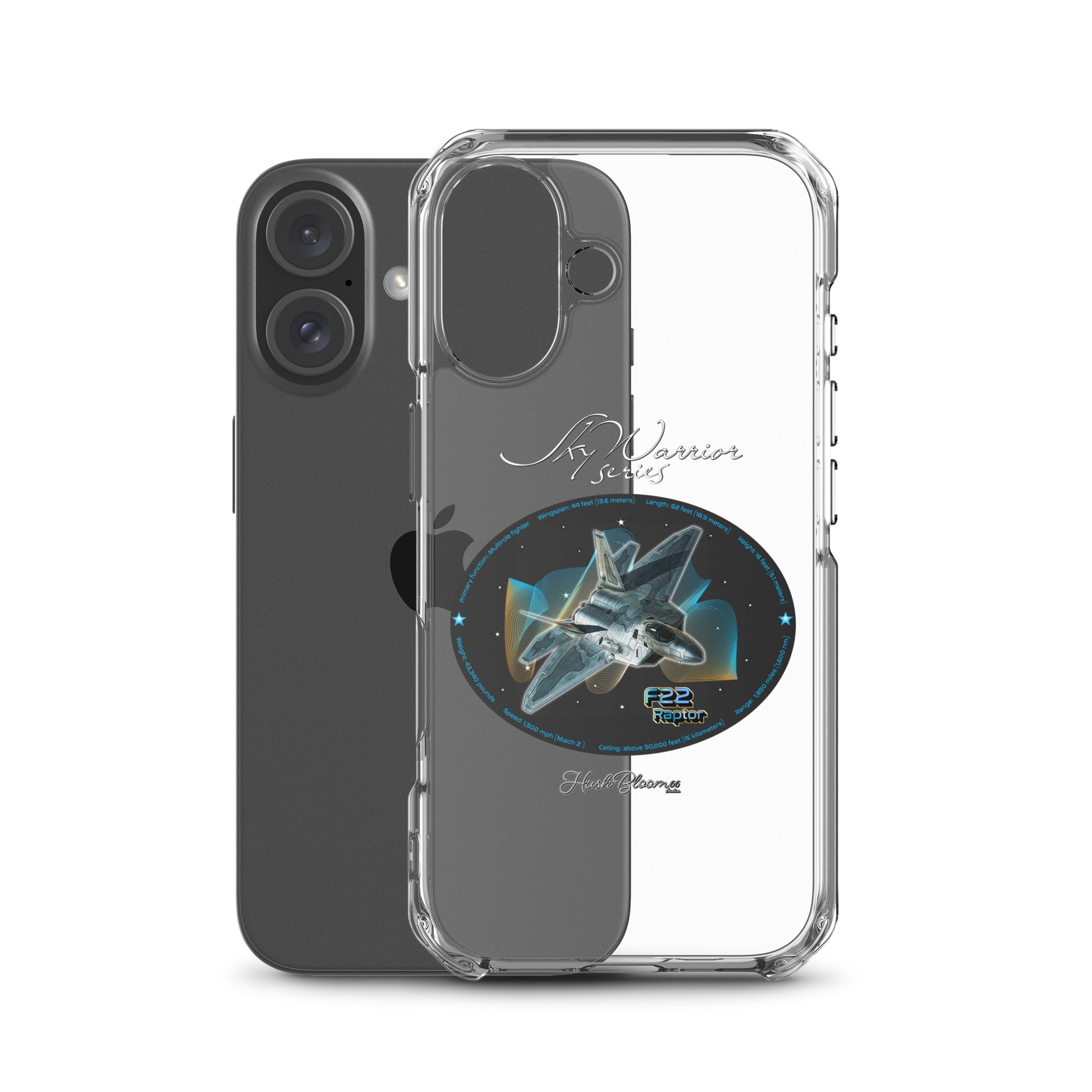 F22 Raptor Clear Case for iPhone