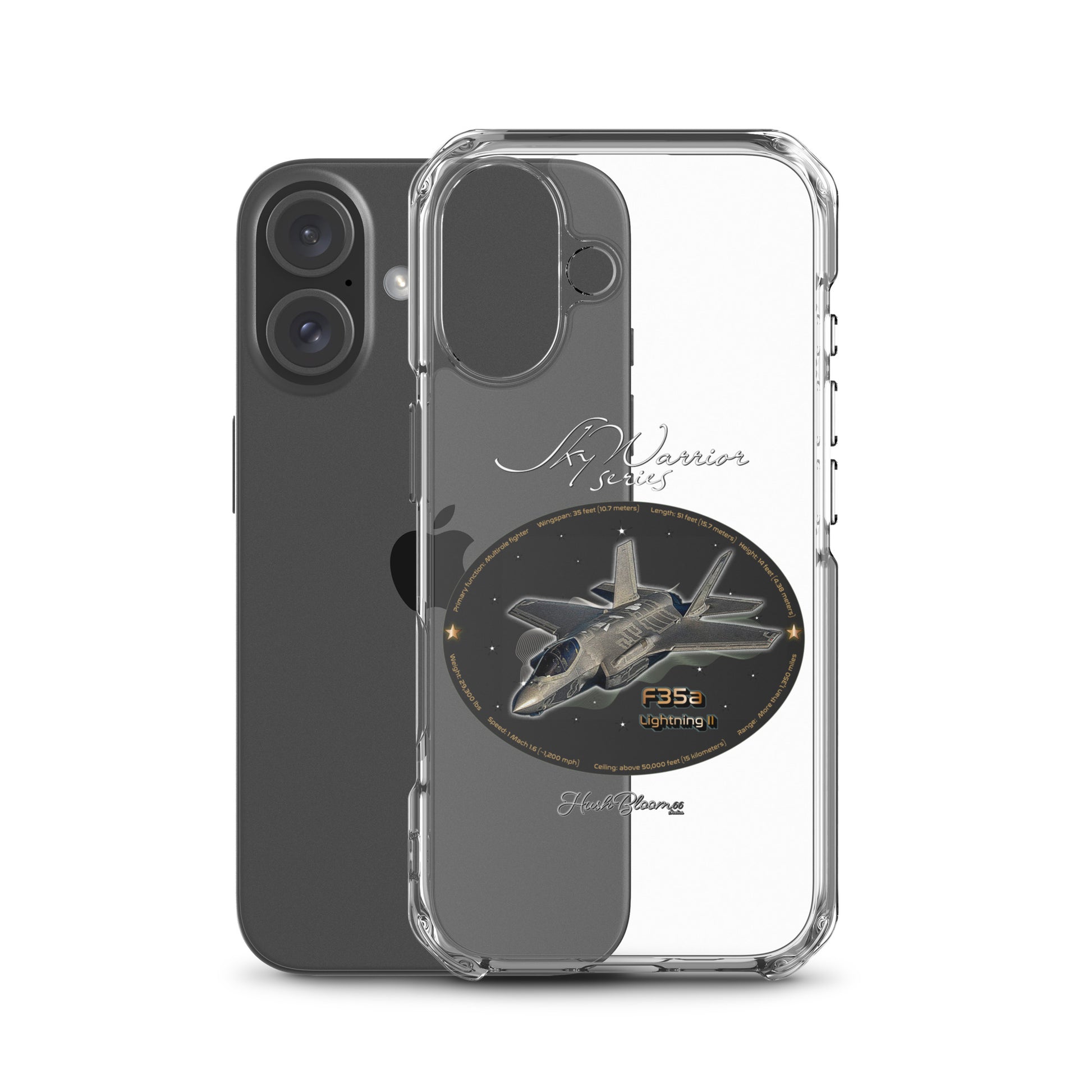 F35A Lightning Clear Case for iPhone