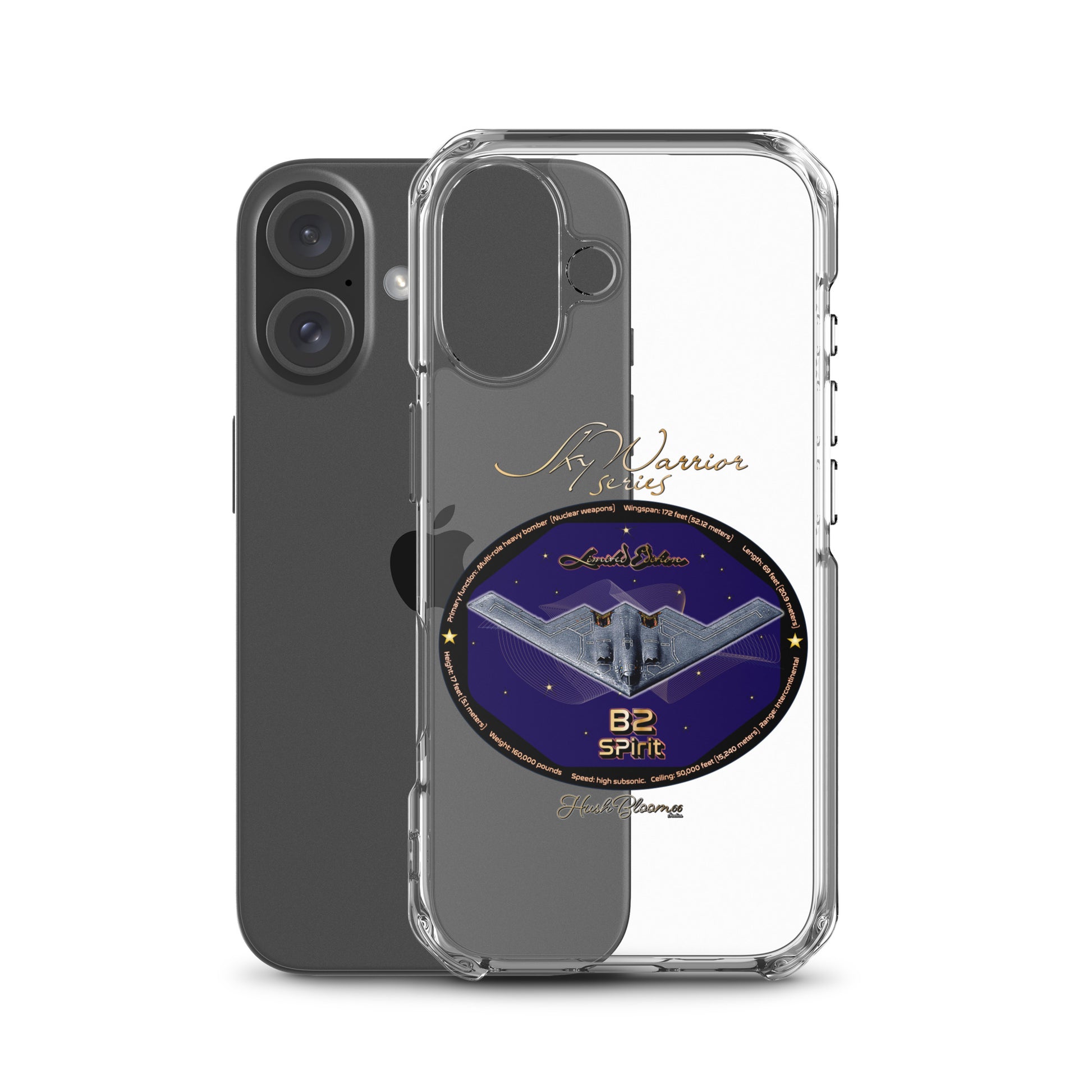 B2 Spirit (Limited Edition) Clear Case for iPhone
