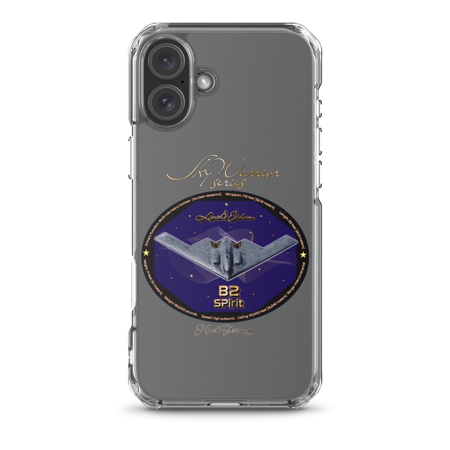 B2 Spirit (Limited Edition) Clear Case for iPhone