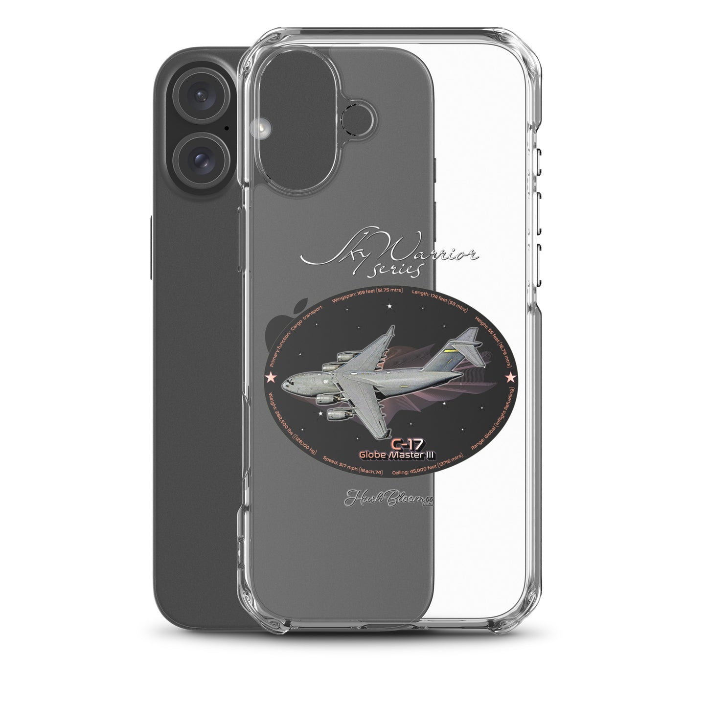 C17 Globe Master III Clear Case for iPhone