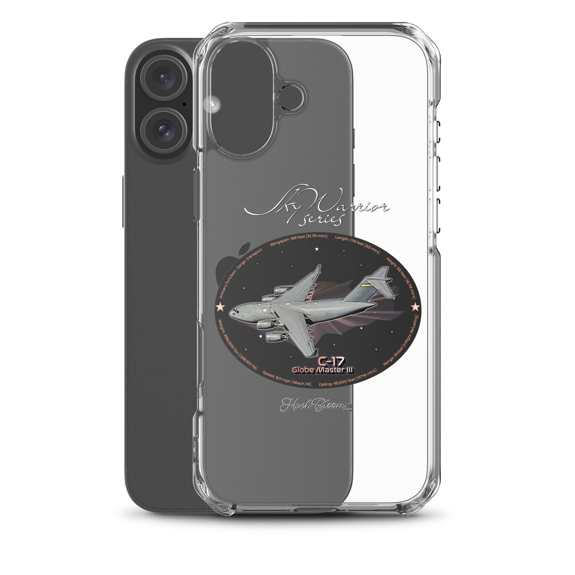 C17 Globe Master III Clear Case for iPhone