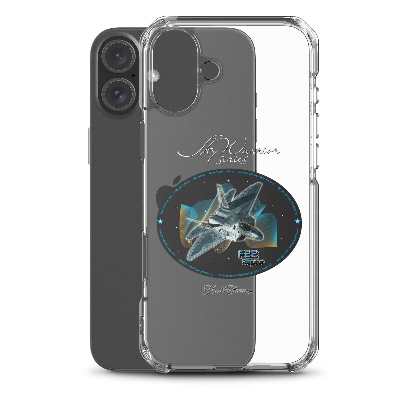 F22 Raptor Clear Case for iPhone