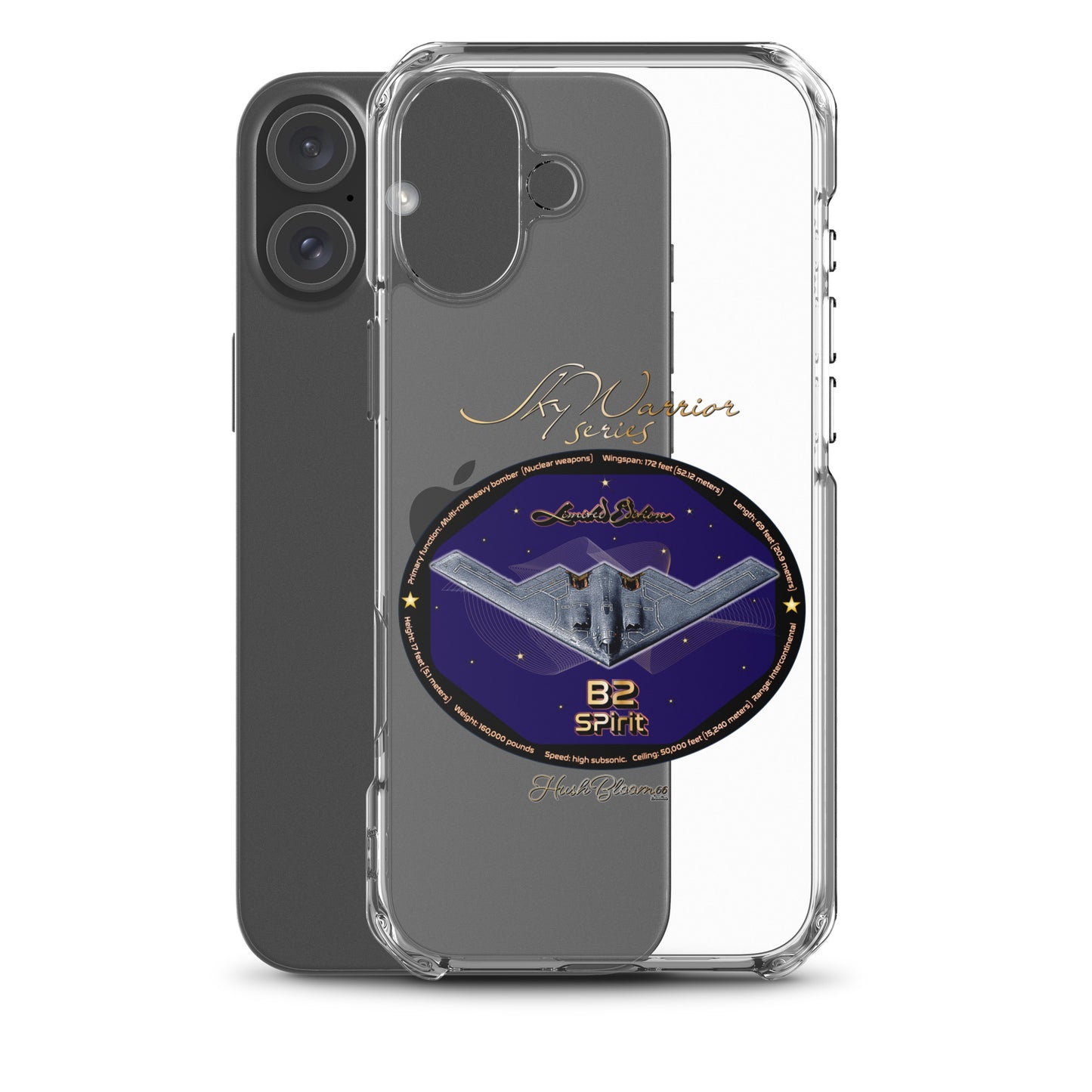 B2 Spirit (Limited Edition) Clear Case for iPhone