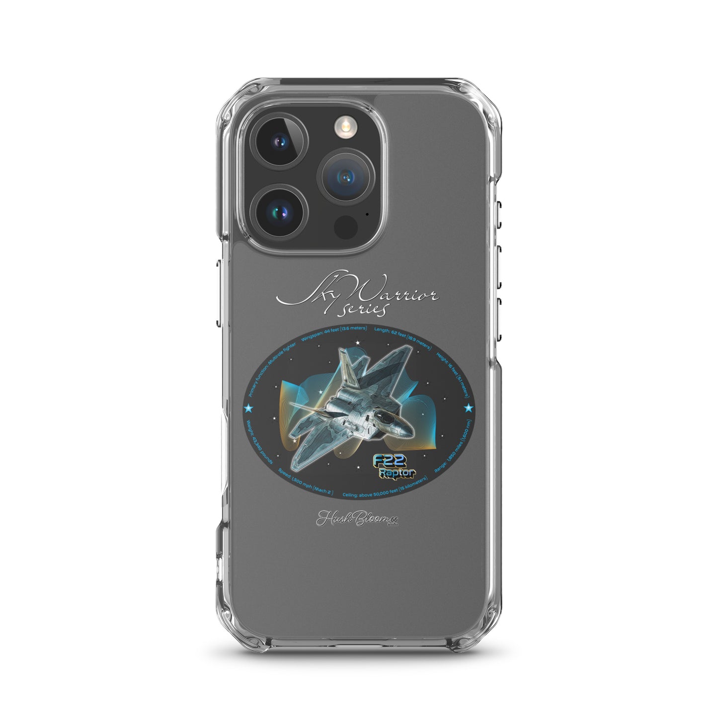 F22 Raptor Clear Case for iPhone