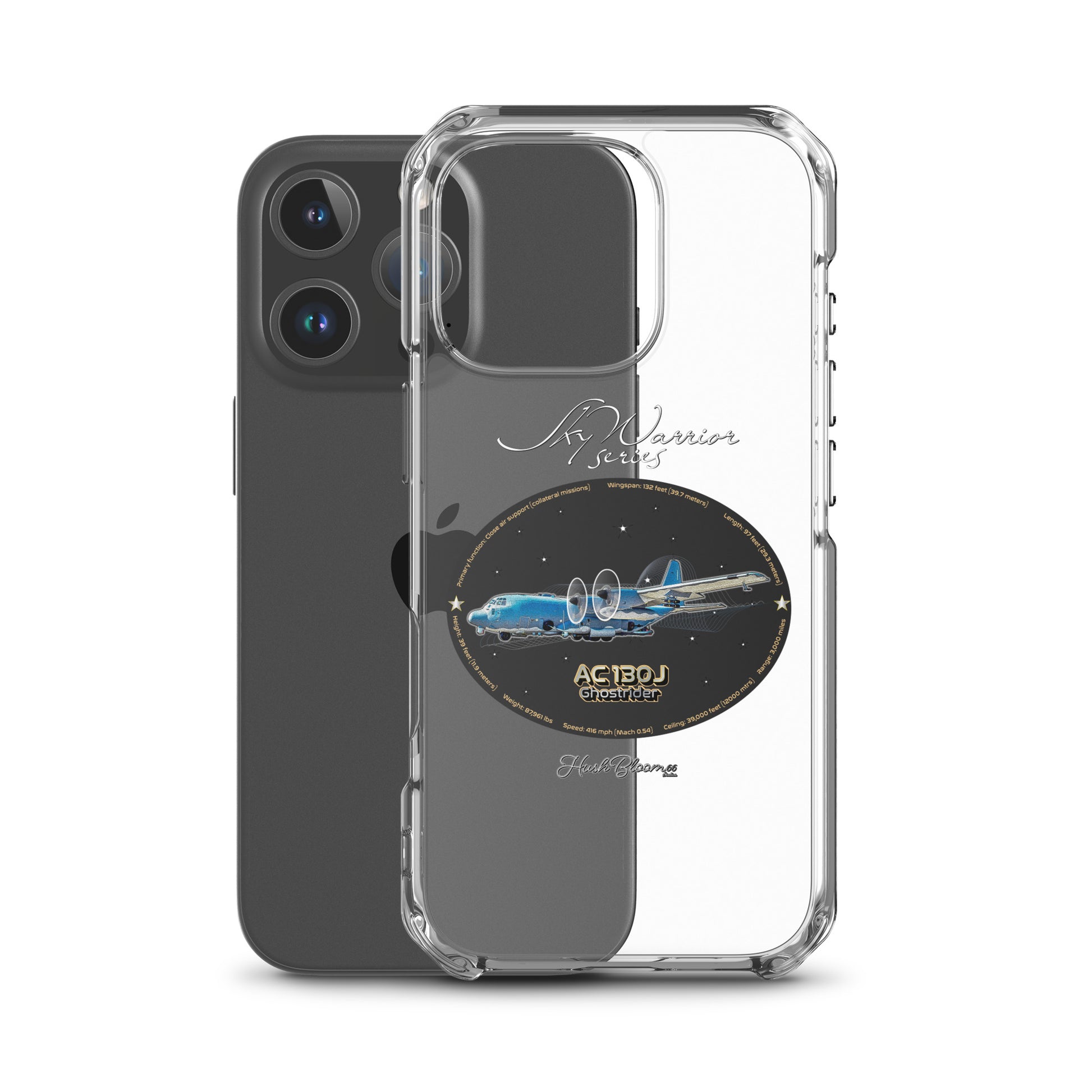 AC130J Ghostrider Clear Case for iPhone