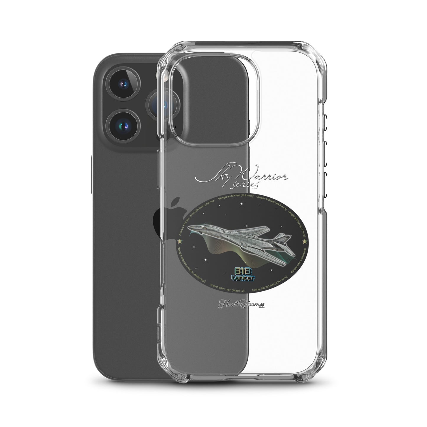 B1B Lancer Clear Case for iPhone