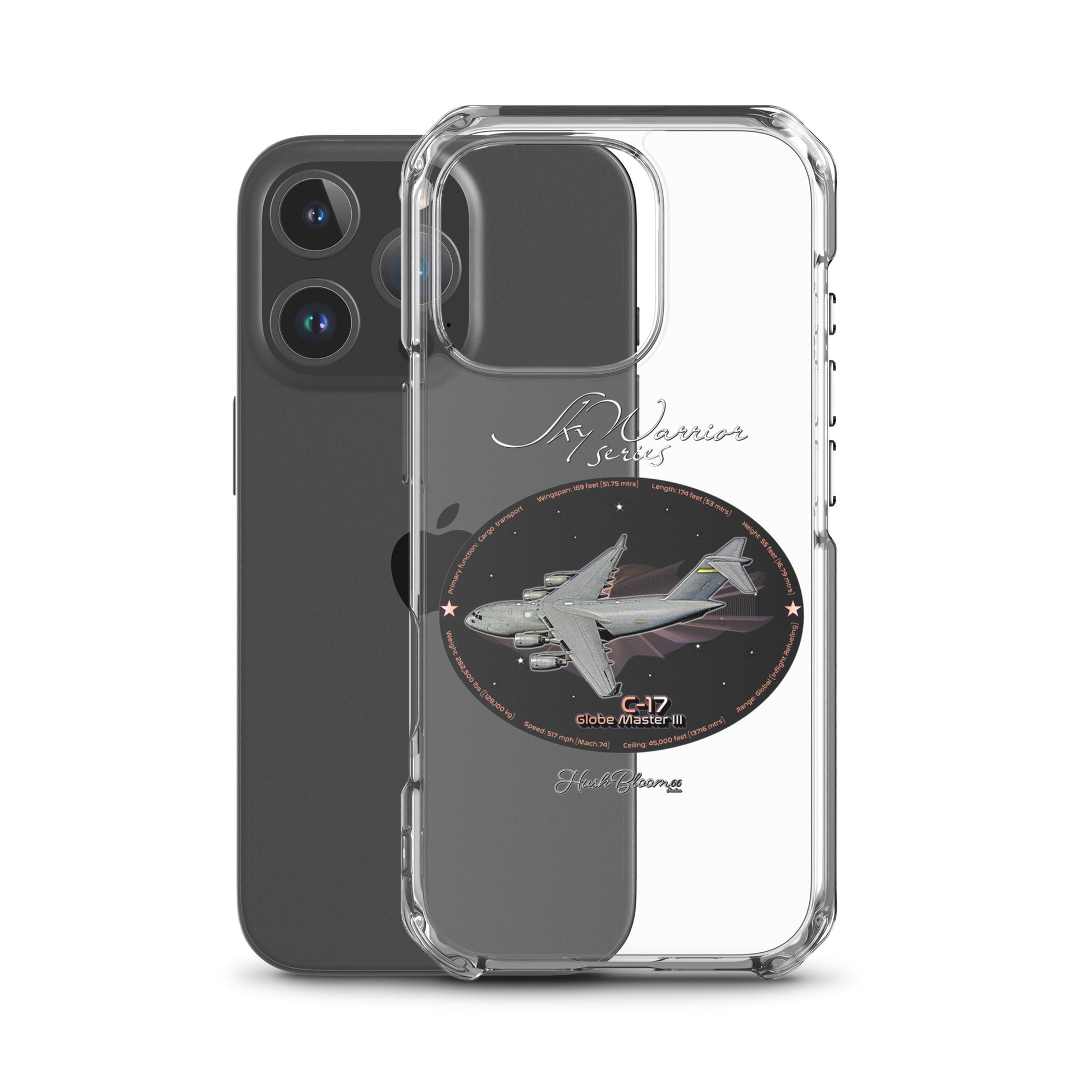 C17 Globe Master III Clear Case for iPhone