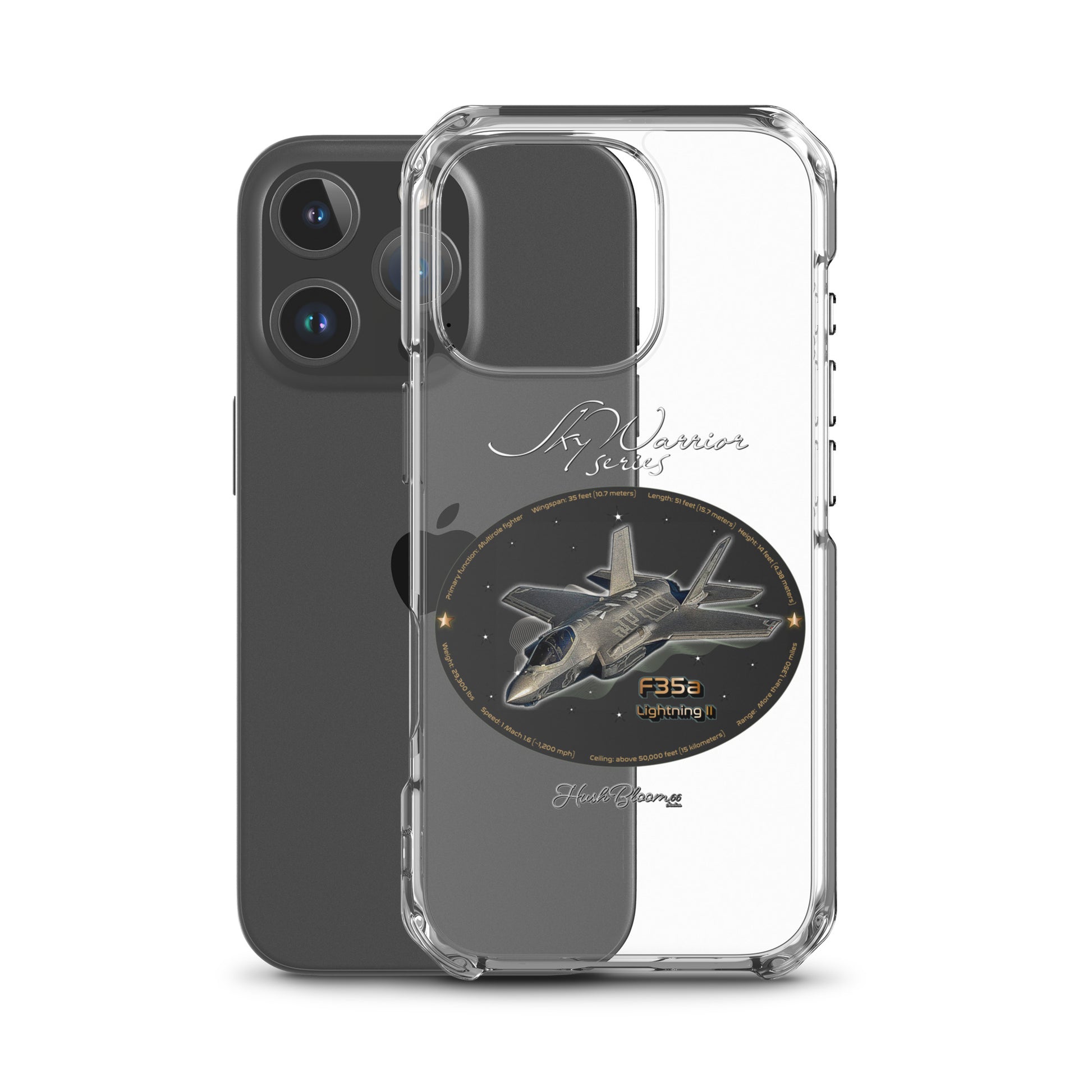 F35A Lightning Clear Case for iPhone