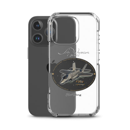 F35A Lightning Clear Case for iPhone
