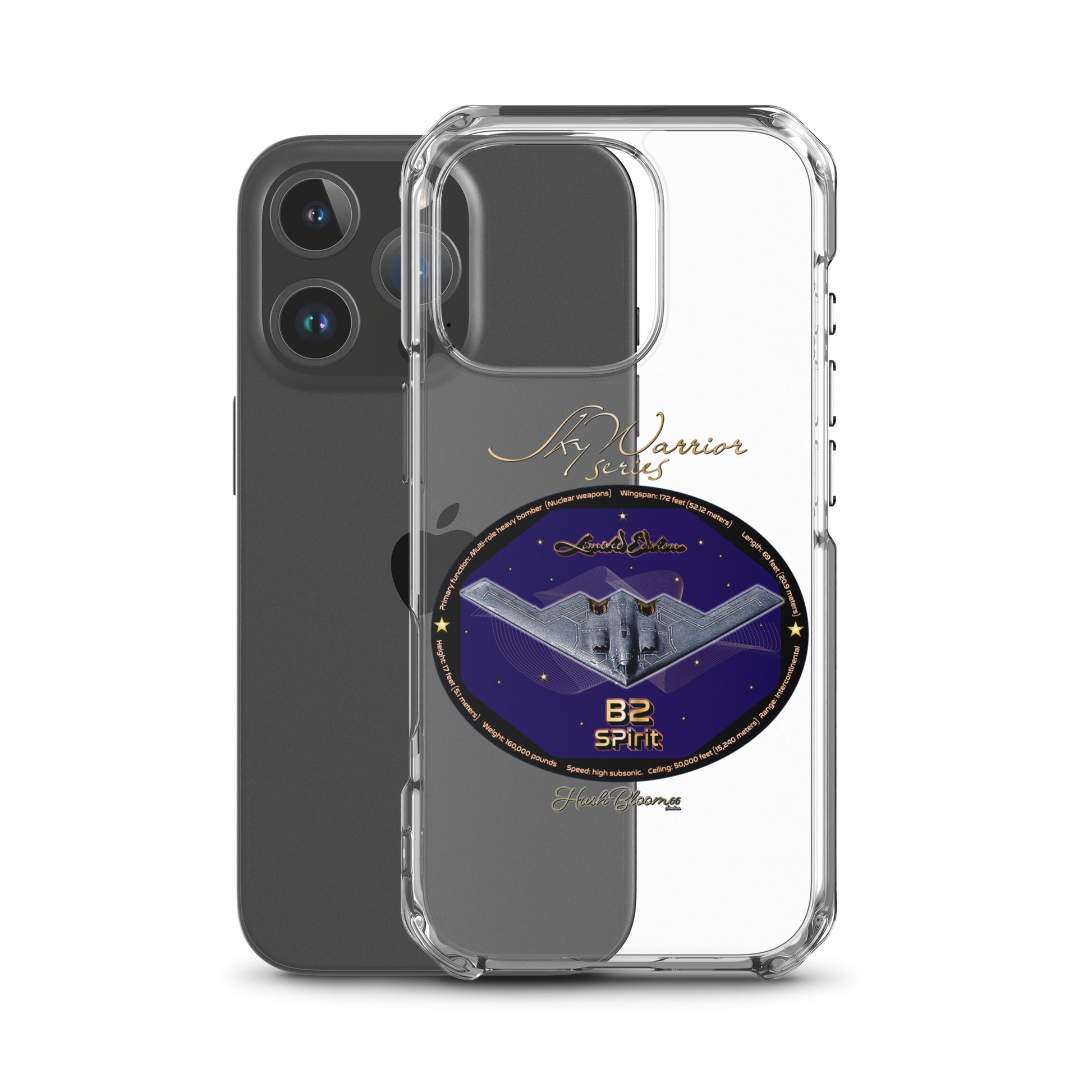 B2 Spirit (Limited Edition) Clear Case for iPhone