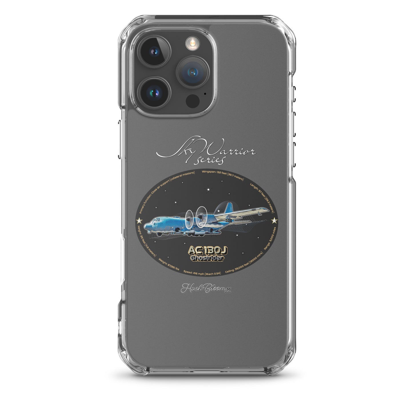 AC130J Ghostrider Clear Case for iPhone