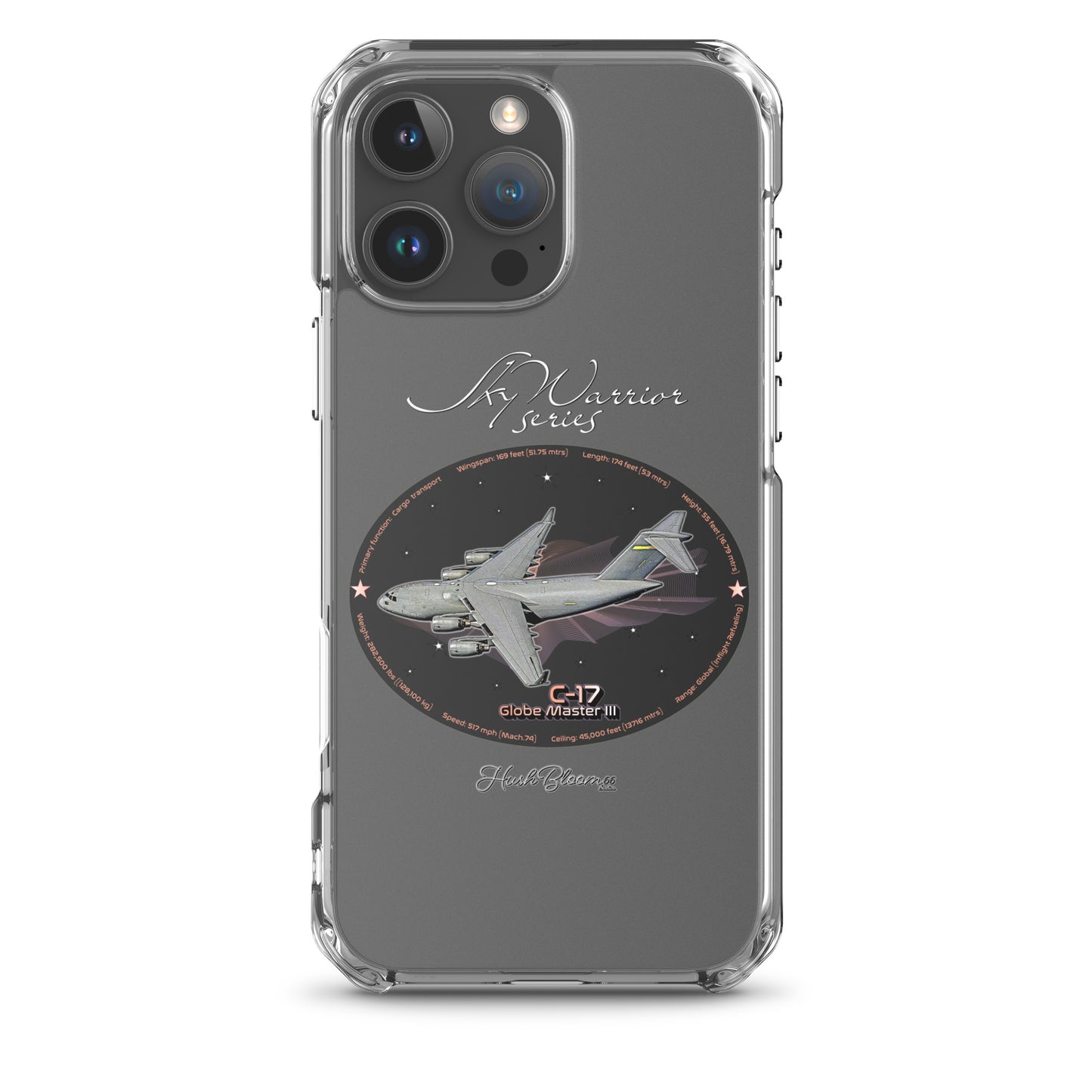 C17 Globe Master III Clear Case for iPhone