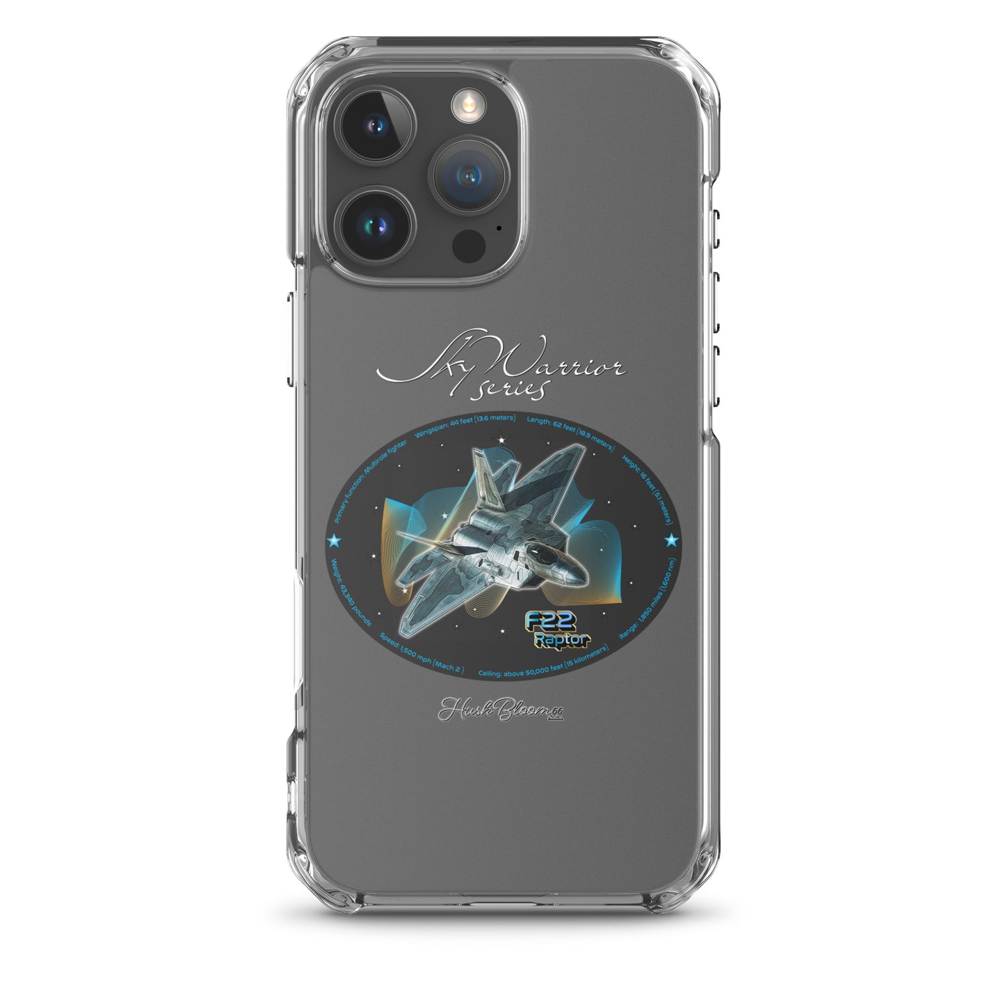 F22 Raptor Clear Case for iPhone