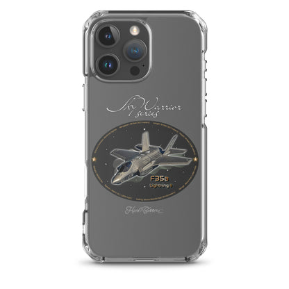 F35A Lightning Clear Case for iPhone