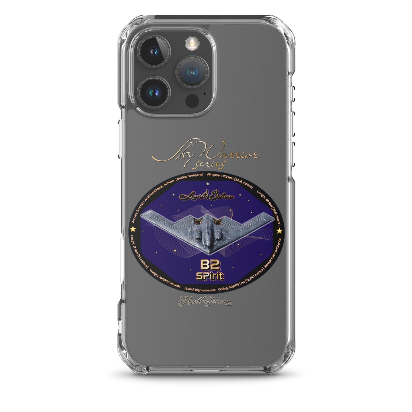 B2 Spirit (Limited Edition) Clear Case for iPhone