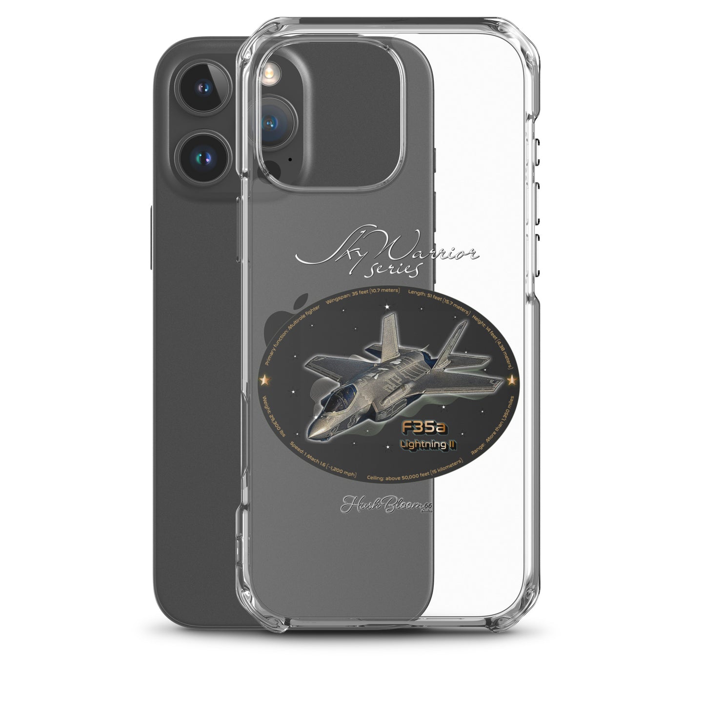 F35A Lightning Clear Case for iPhone