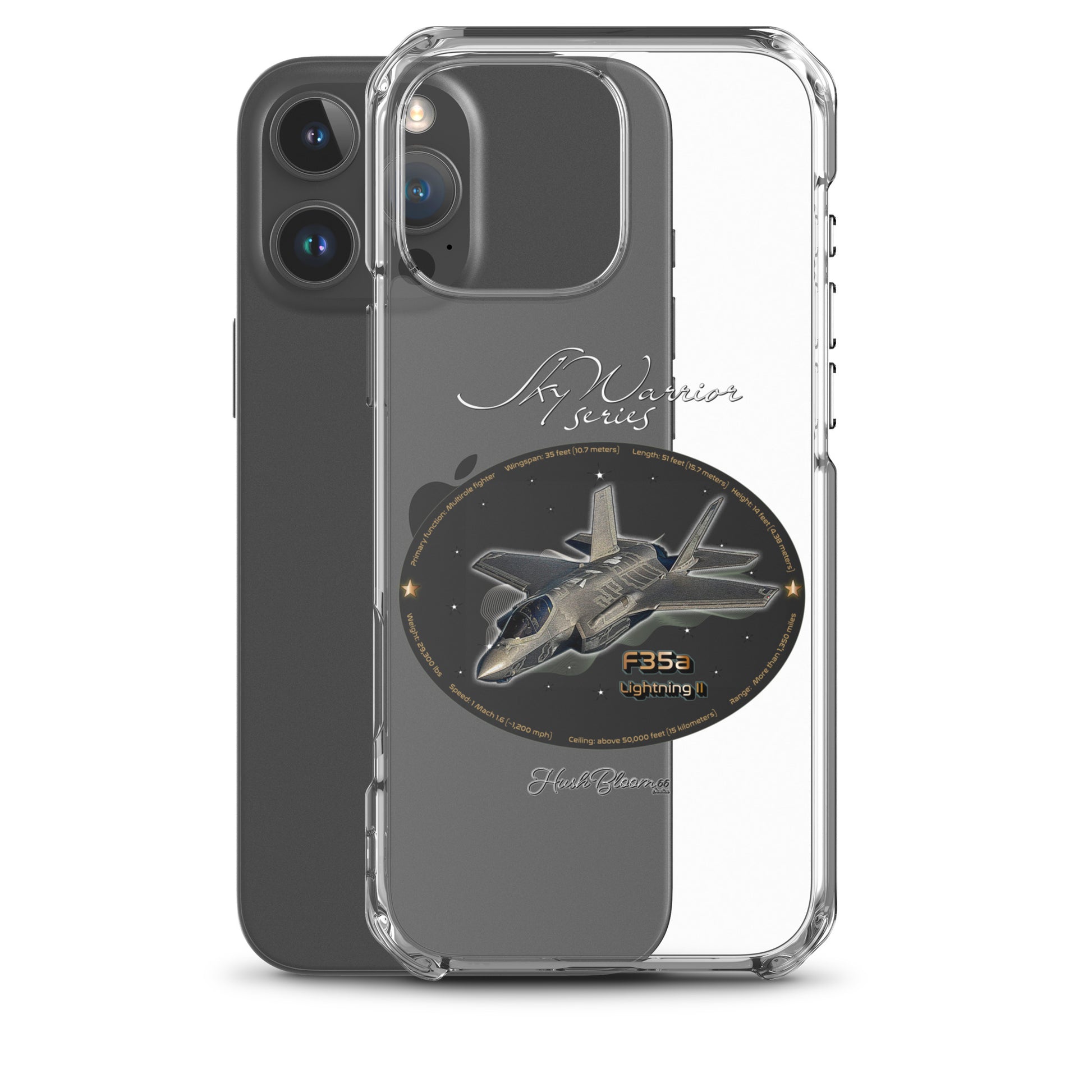 F35A Lightning Clear Case for iPhone