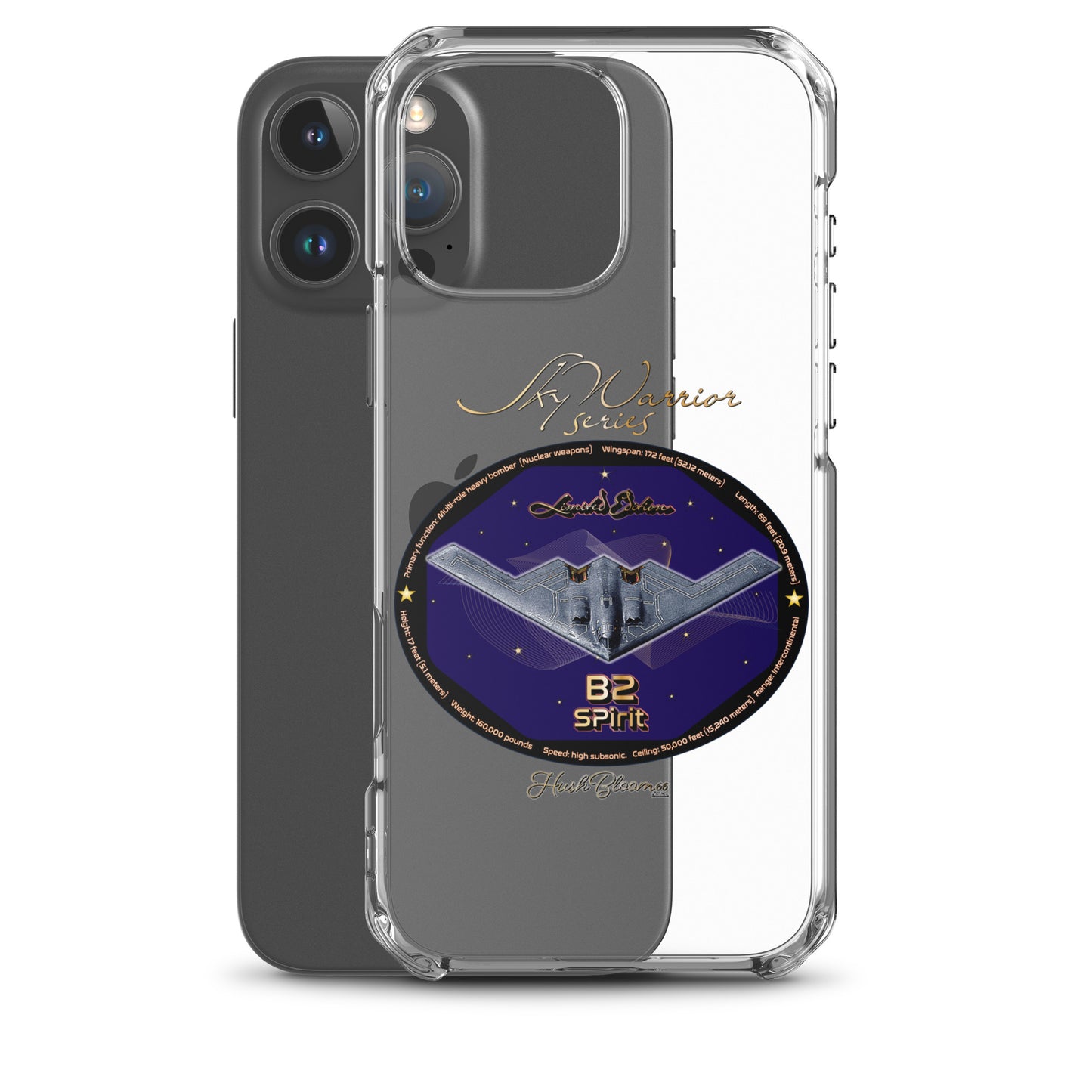 B2 Spirit (Limited Edition) Clear Case for iPhone