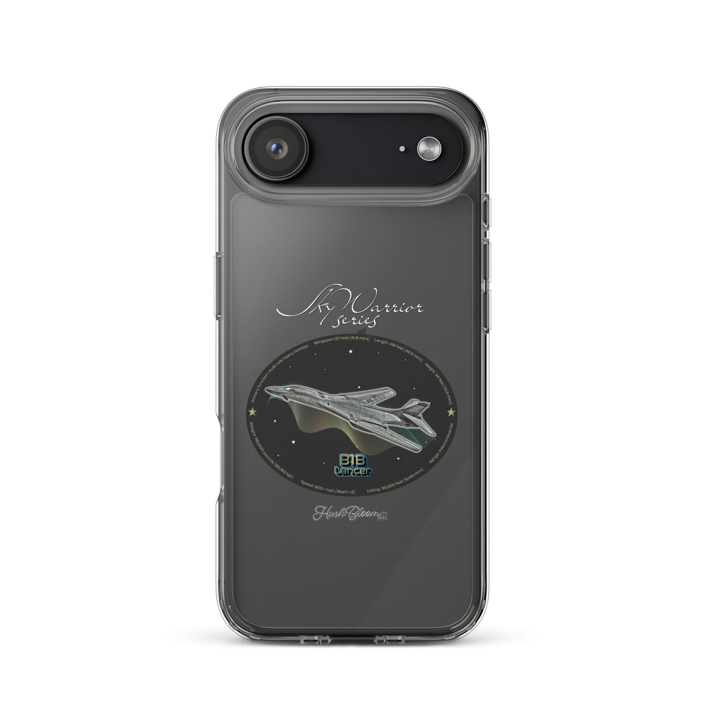 B1B Lancer Clear Case for iPhone