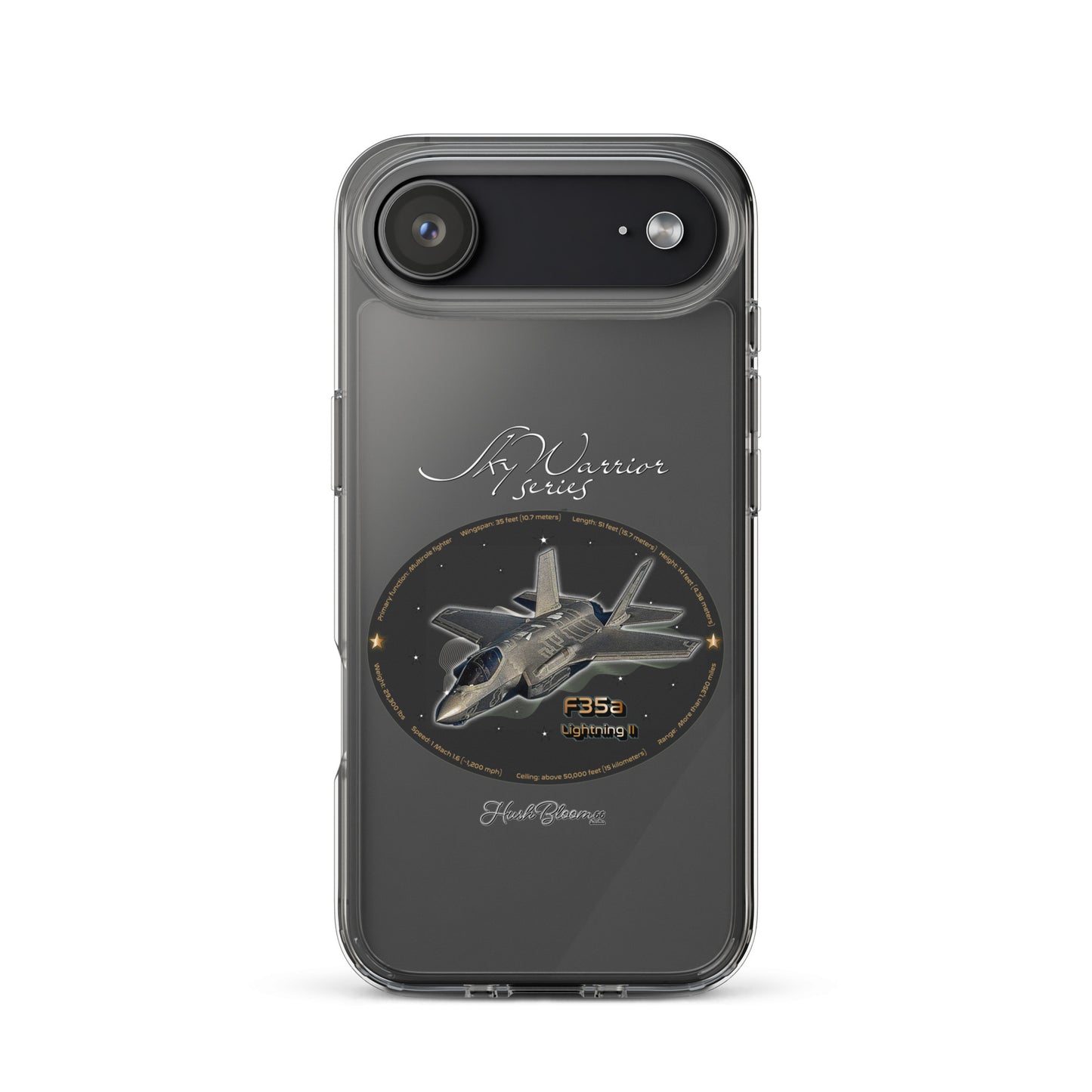 F35A Lightning Clear Case for iPhone