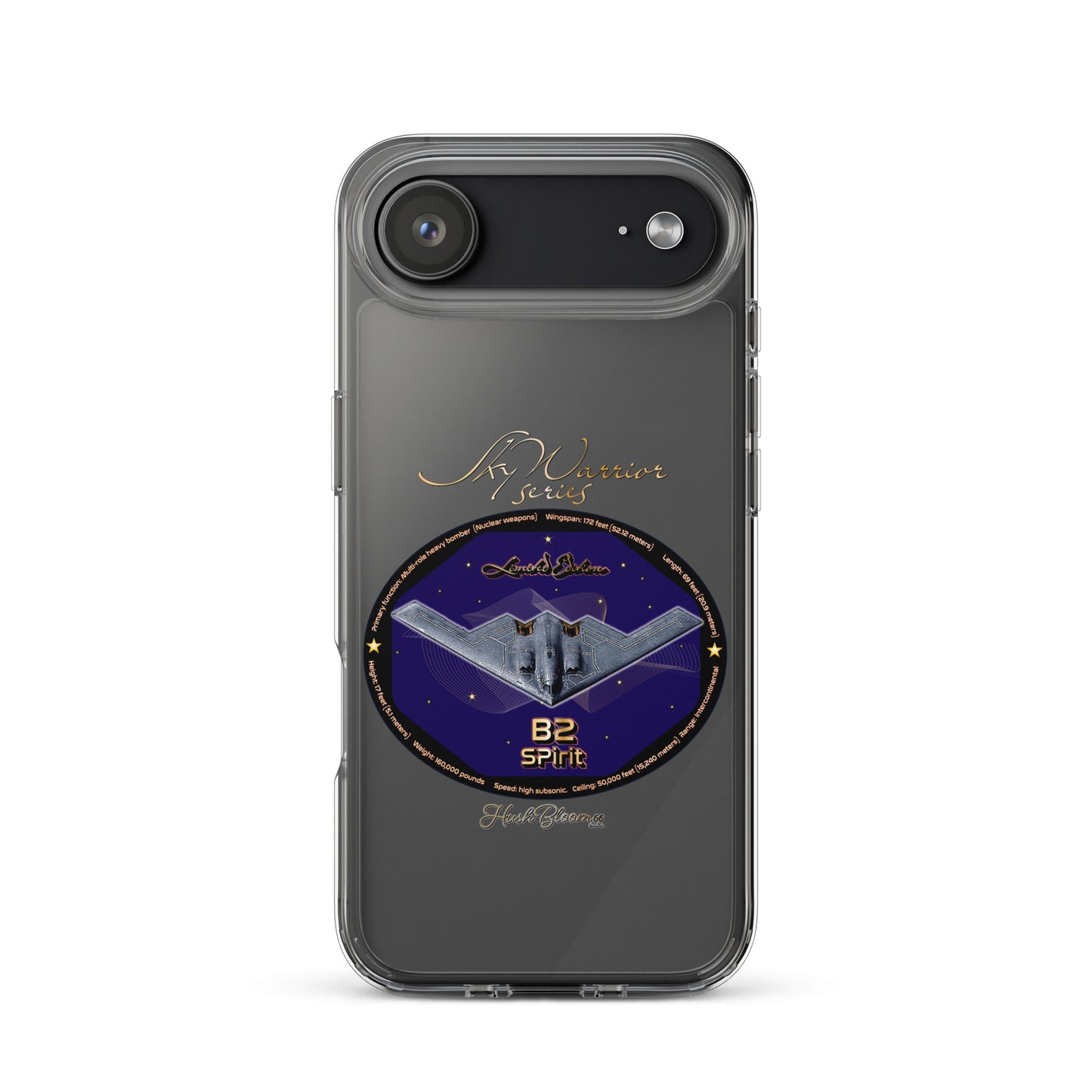 B2 Spirit (Limited Edition) Clear Case for iPhone