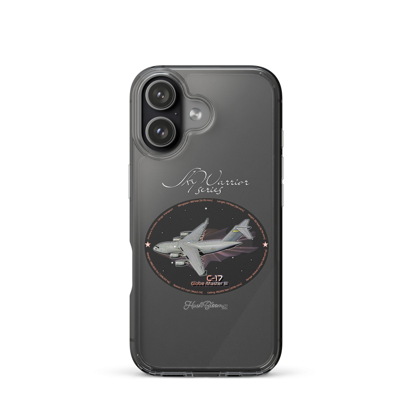 C17 Globe Master III Clear Case for iPhone