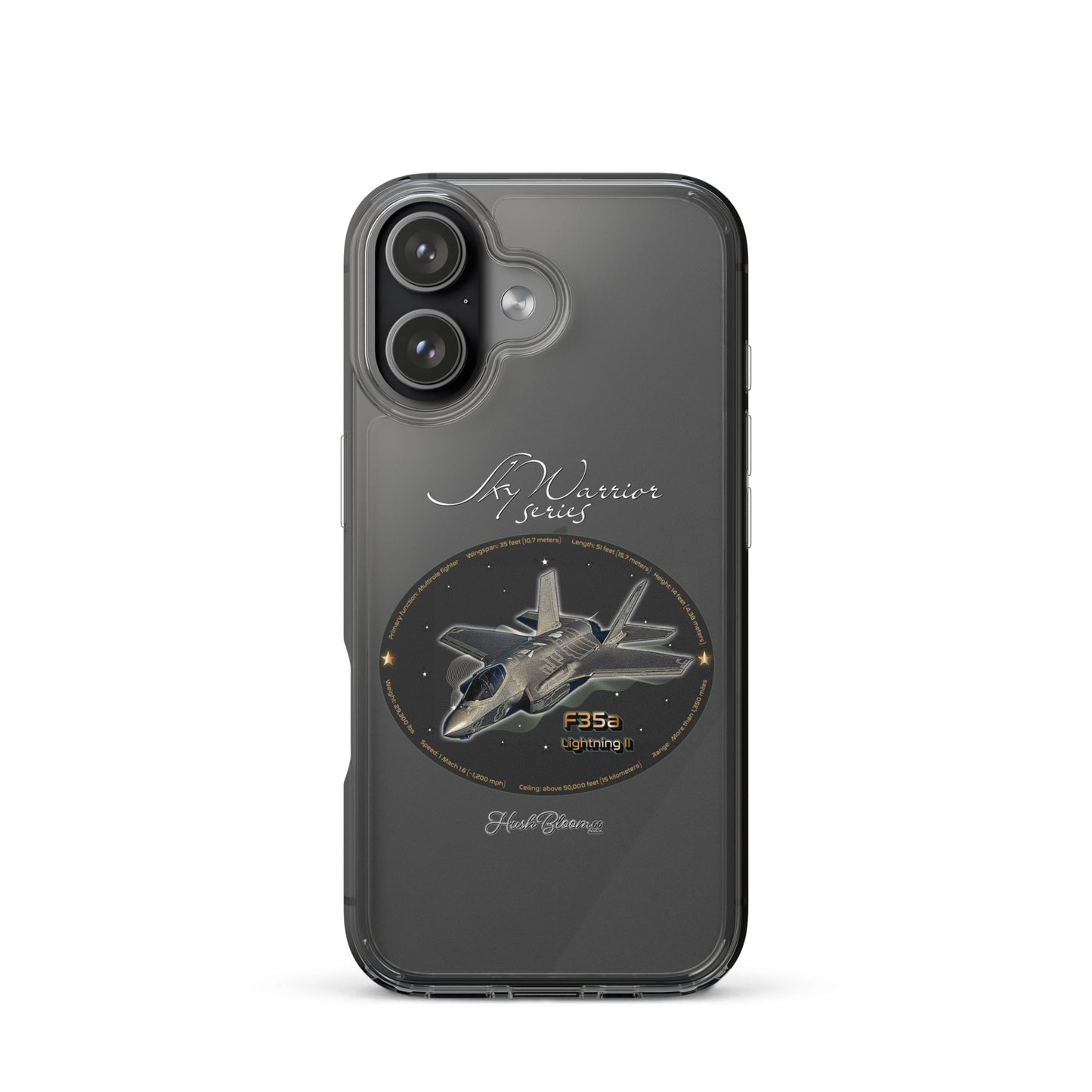 F35A Lightning Clear Case for iPhone