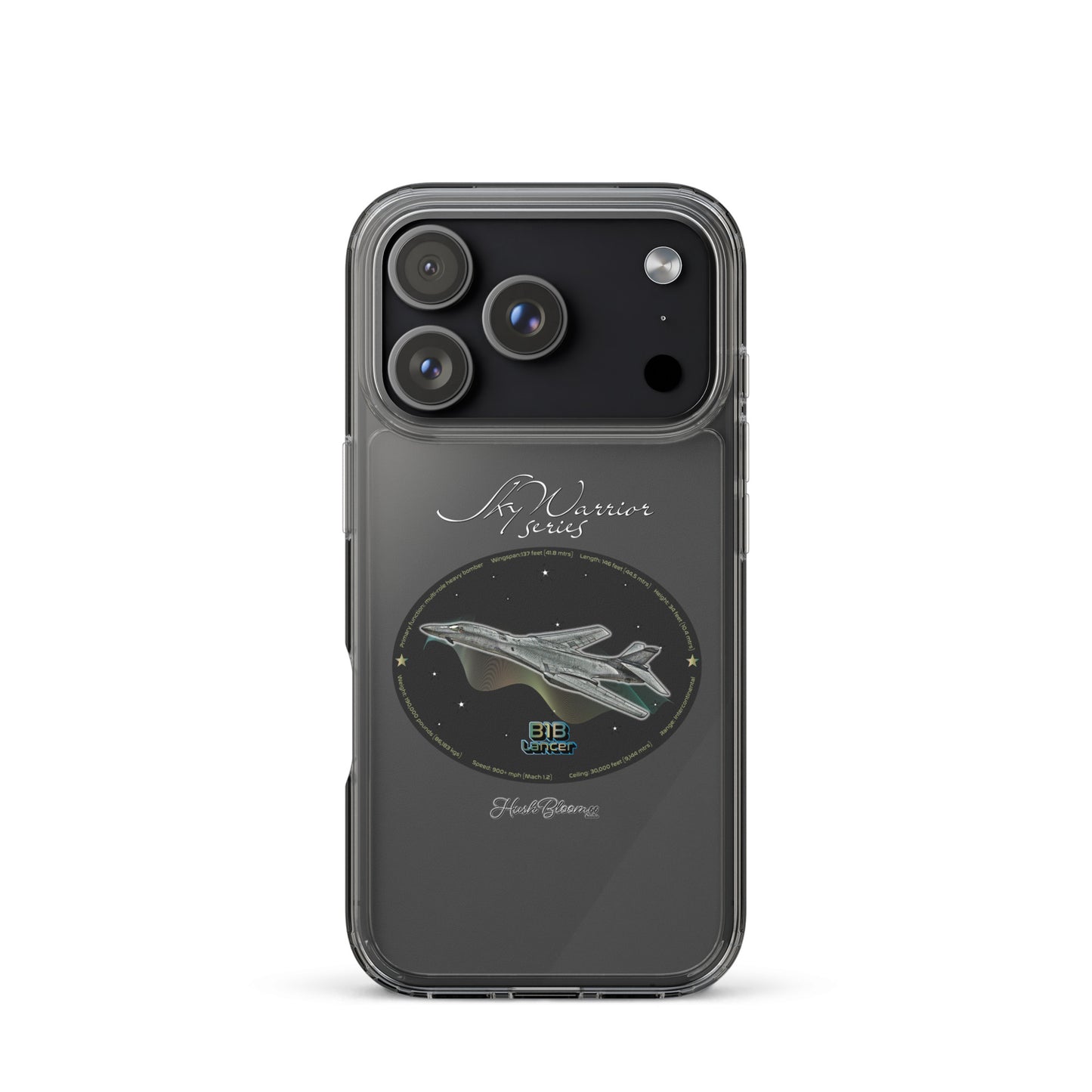B1B Lancer Clear Case for iPhone